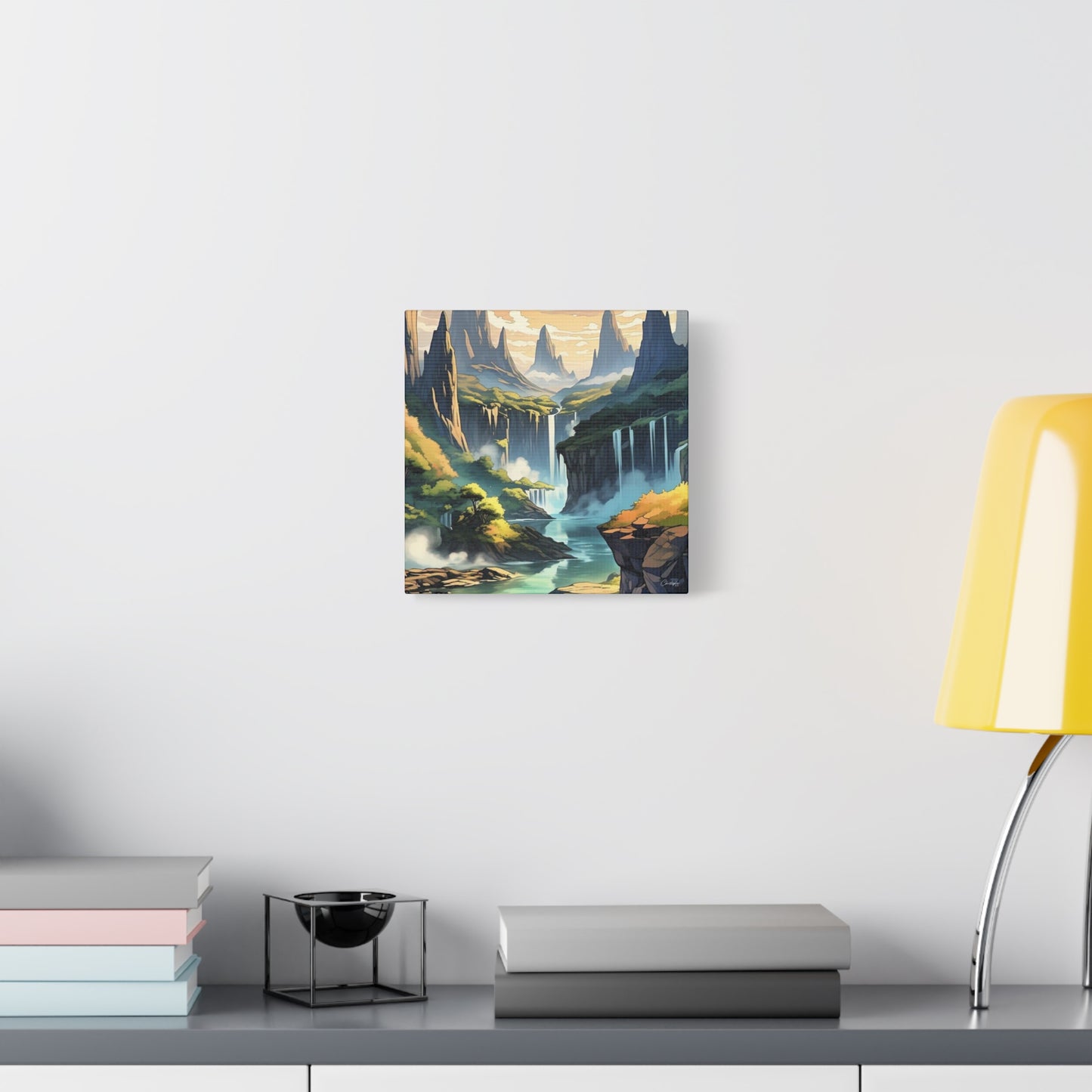 Serene Landscape Canvas Wall Art, Nature Home Decor, Tranquil Living Room Accent, Gift for Nature Lovers, Gallery Wall Piece