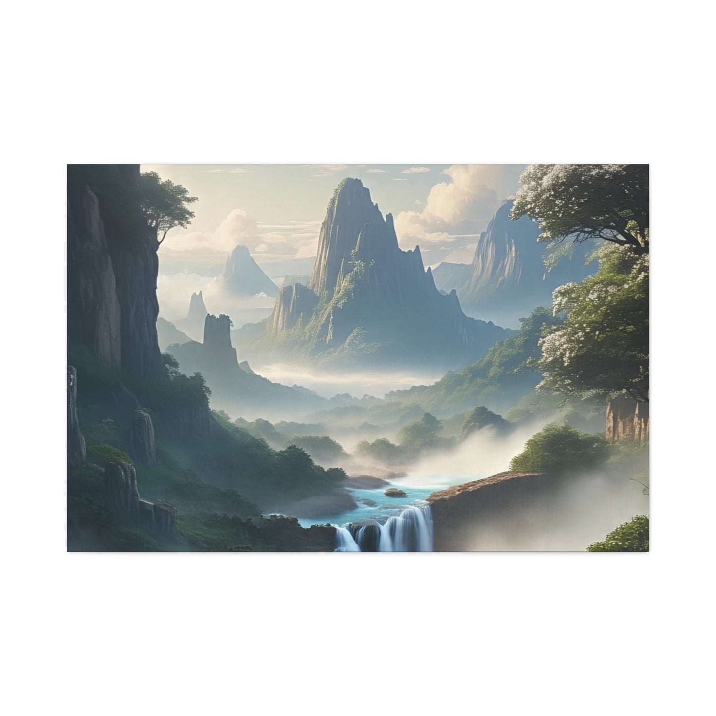 Scenic Landscape Canvas Print, Wall Art Decor, Home Decoration, Nature Wall Art, Gift for Nature Lovers, Tranquil Art for Living Room