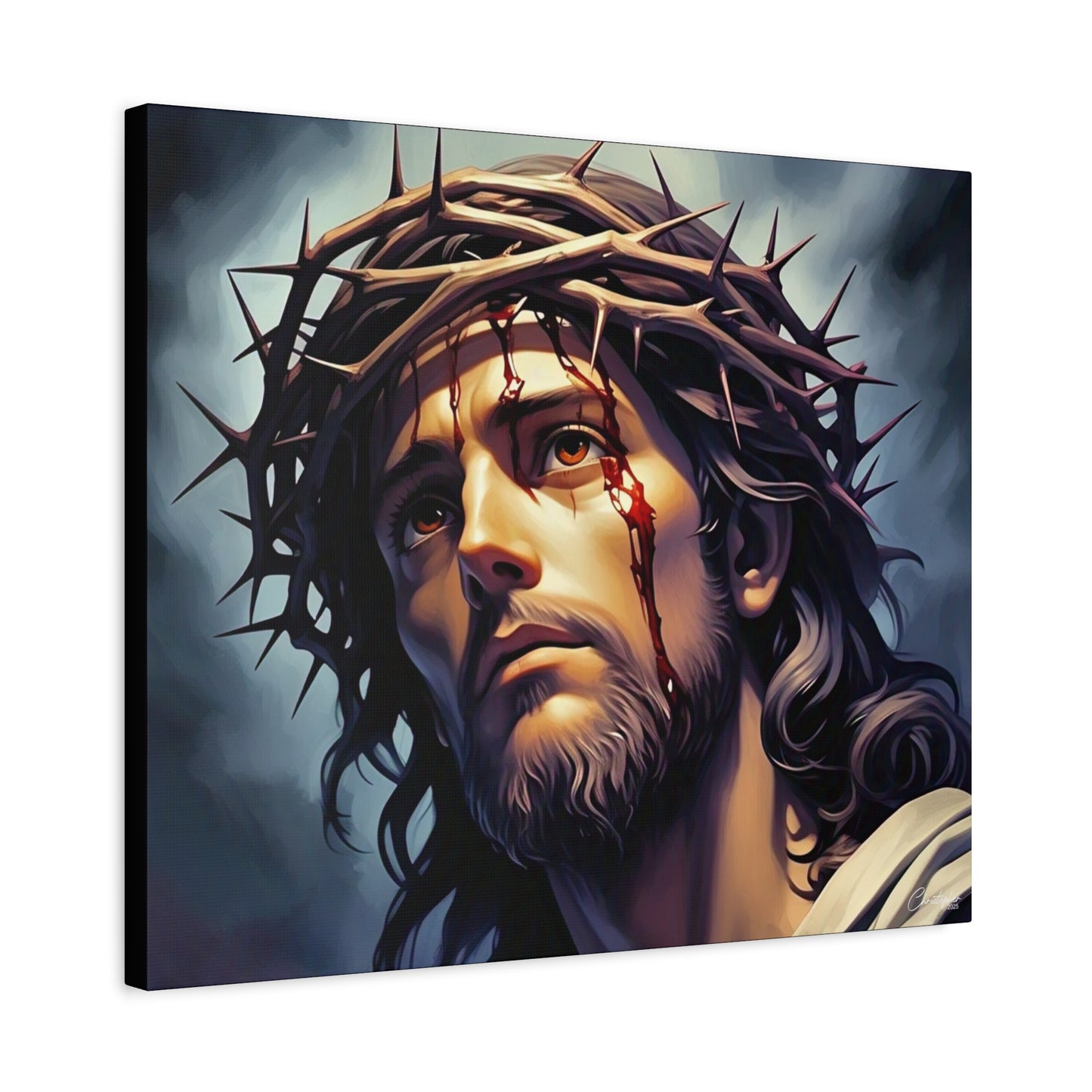 Religious Art Print Canvas, Inspirational Wall Decor, Christian Home Decor, Jesus Art, Gift for Faith-Based Celebrations