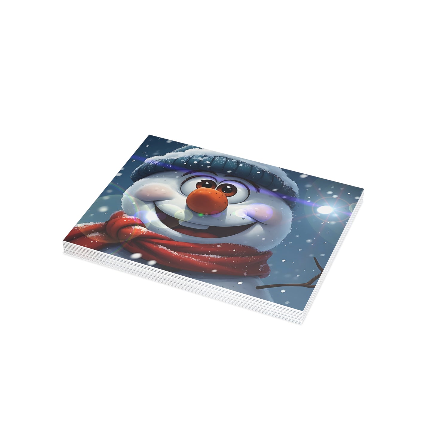 Goofy Snowman (Christmas Selfies) Postcard Bundles (envelopes included)