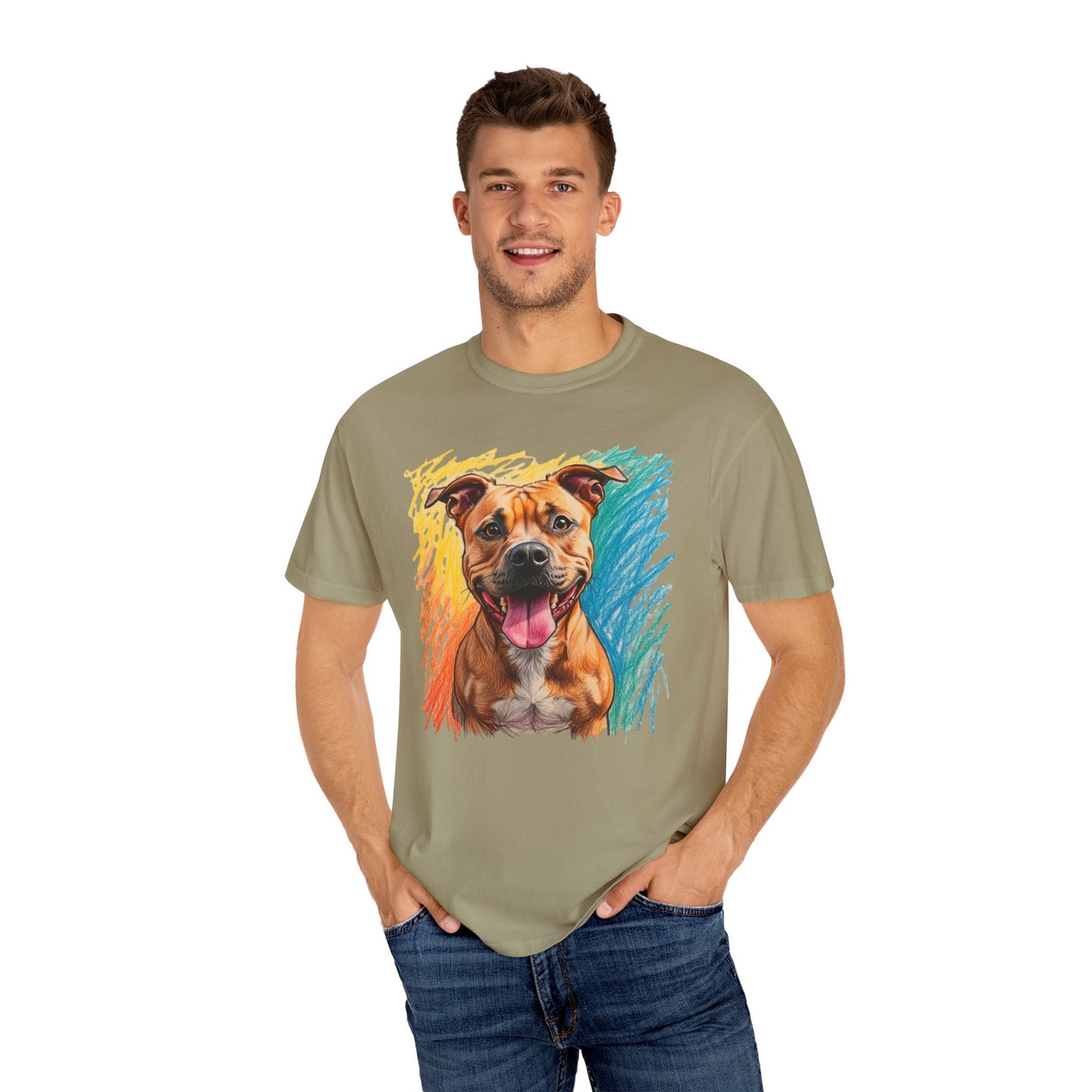Vibrant Dog Lover T-Shirt, Pet Shirt, Animal T-Shirt, Gift for Dog Owners, Cute Dog Apparel, Unisex Pet Tee