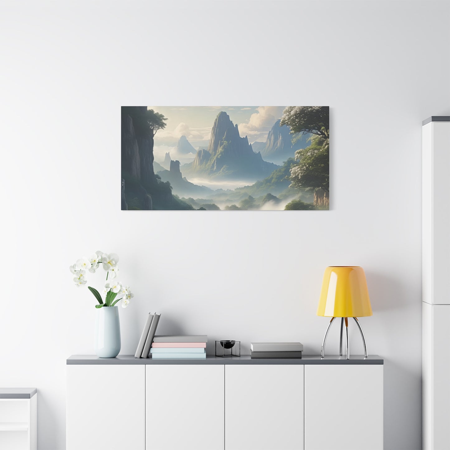 Scenic Landscape Canvas Print, Wall Art Decor, Home Decoration, Nature Wall Art, Gift for Nature Lovers, Tranquil Art for Living Room