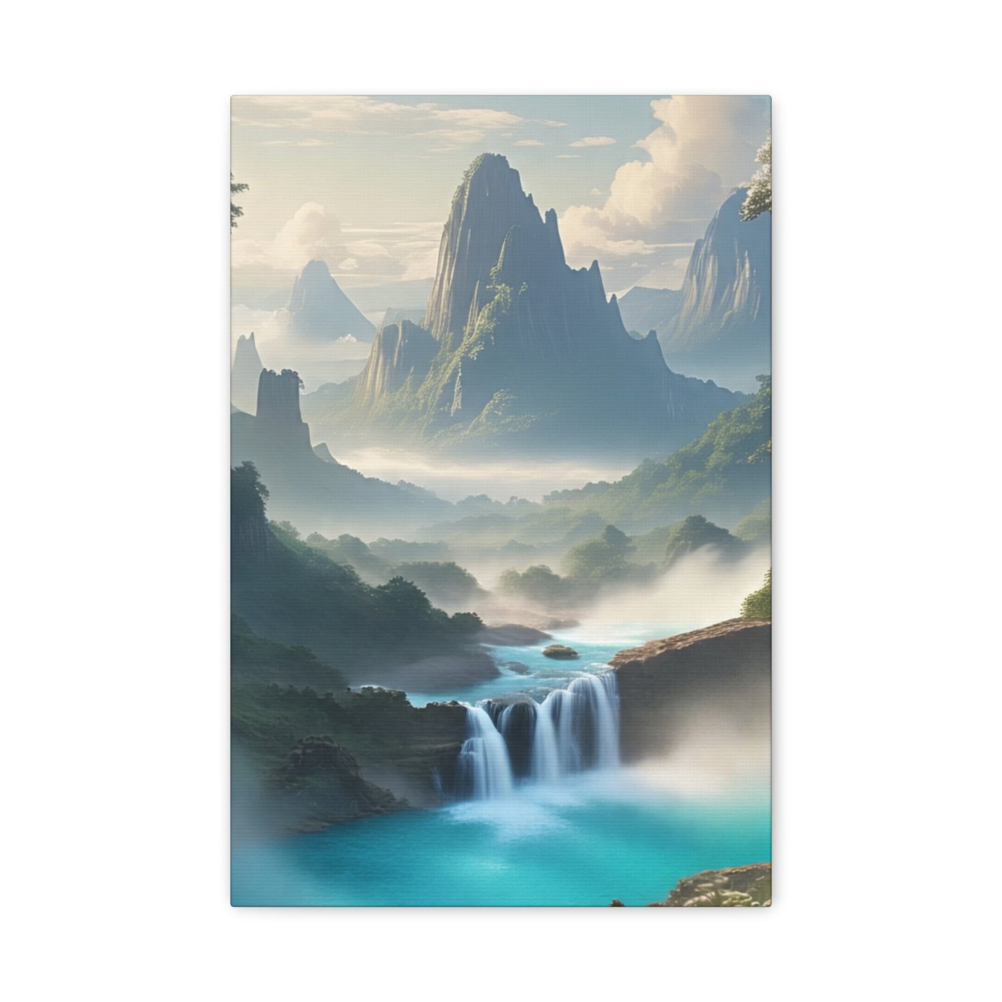 Scenic Landscape Canvas Print, Wall Art Decor, Home Decoration, Nature Wall Art, Gift for Nature Lovers, Tranquil Art for Living Room