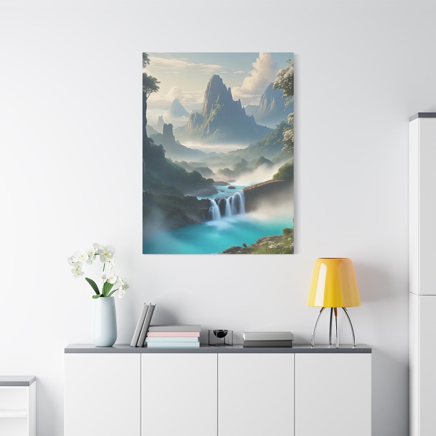 Scenic Landscape Canvas Print, Wall Art Decor, Home Decoration, Nature Wall Art, Gift for Nature Lovers, Tranquil Art for Living Room