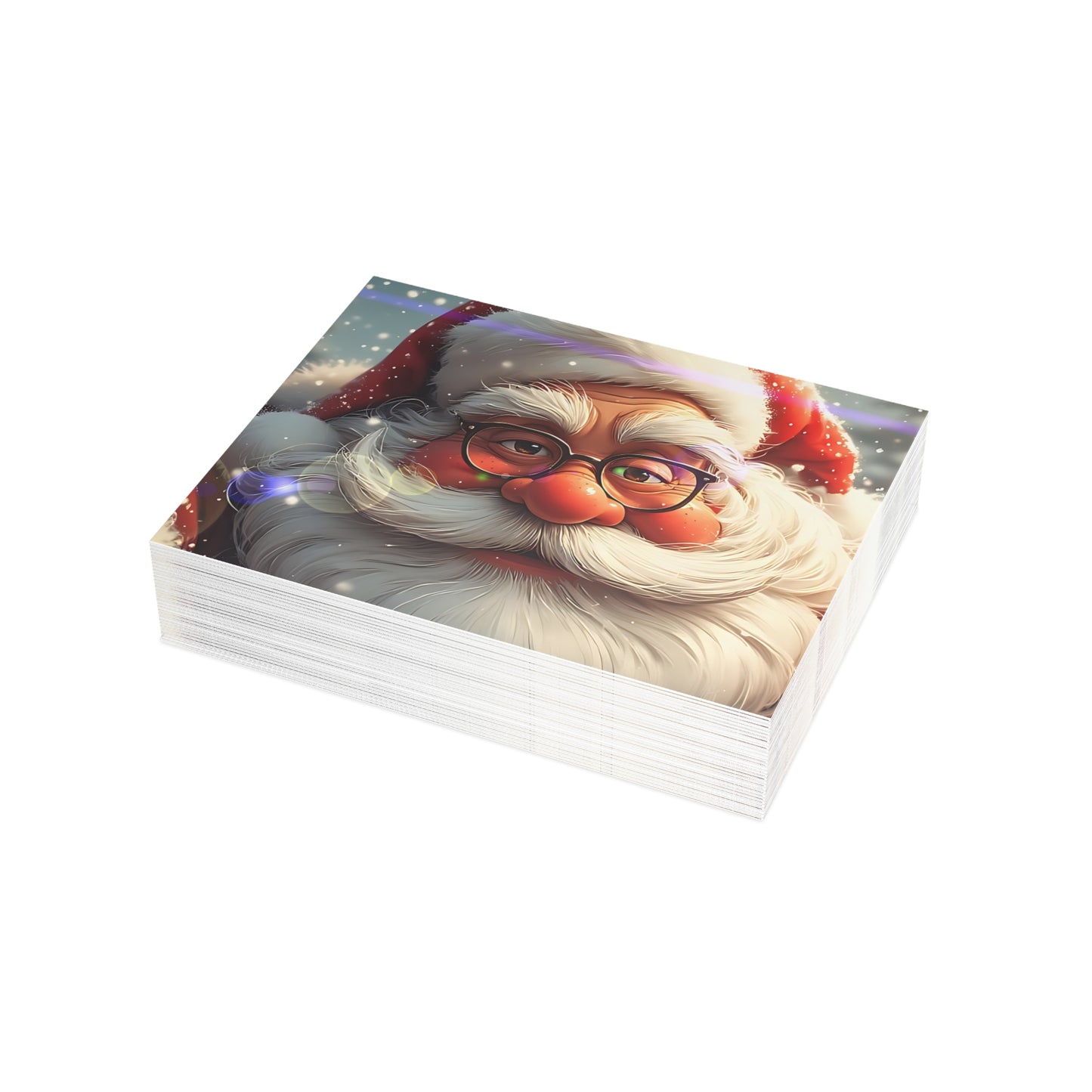 Santa close-up (Christmas Selfies) Postcard Bundles (envelopes included)