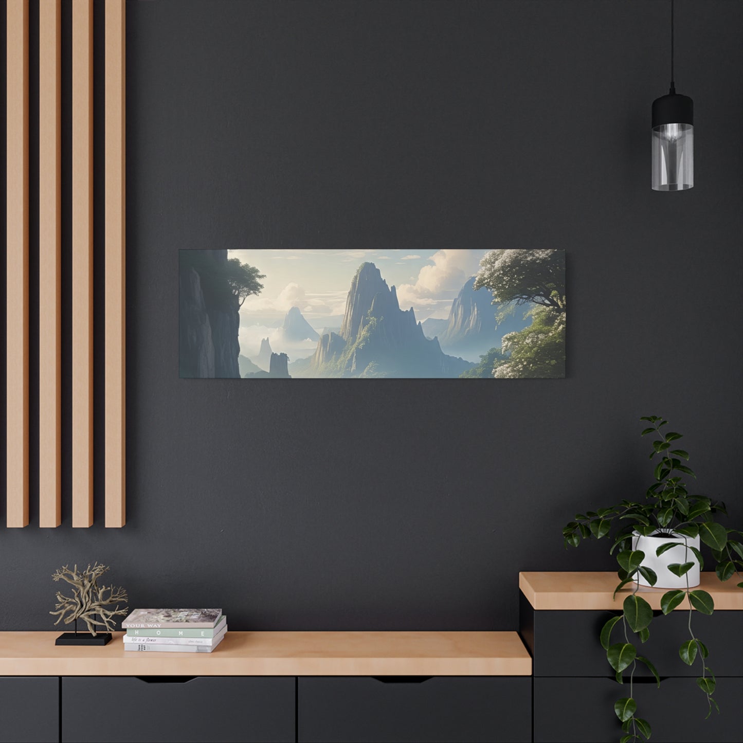 Scenic Landscape Canvas Print, Wall Art Decor, Home Decoration, Nature Wall Art, Gift for Nature Lovers, Tranquil Art for Living Room