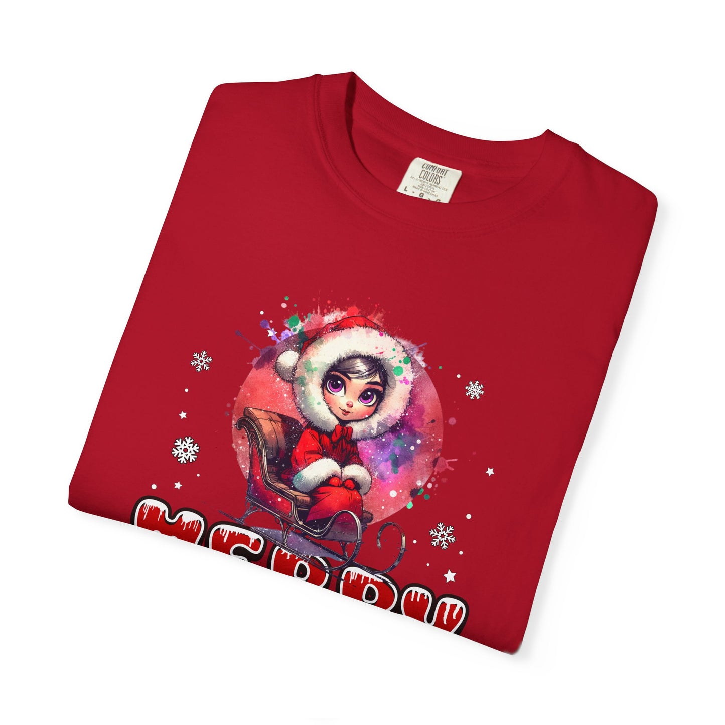 Merry Christmas Unisex Garment-Dyed T-Shirt