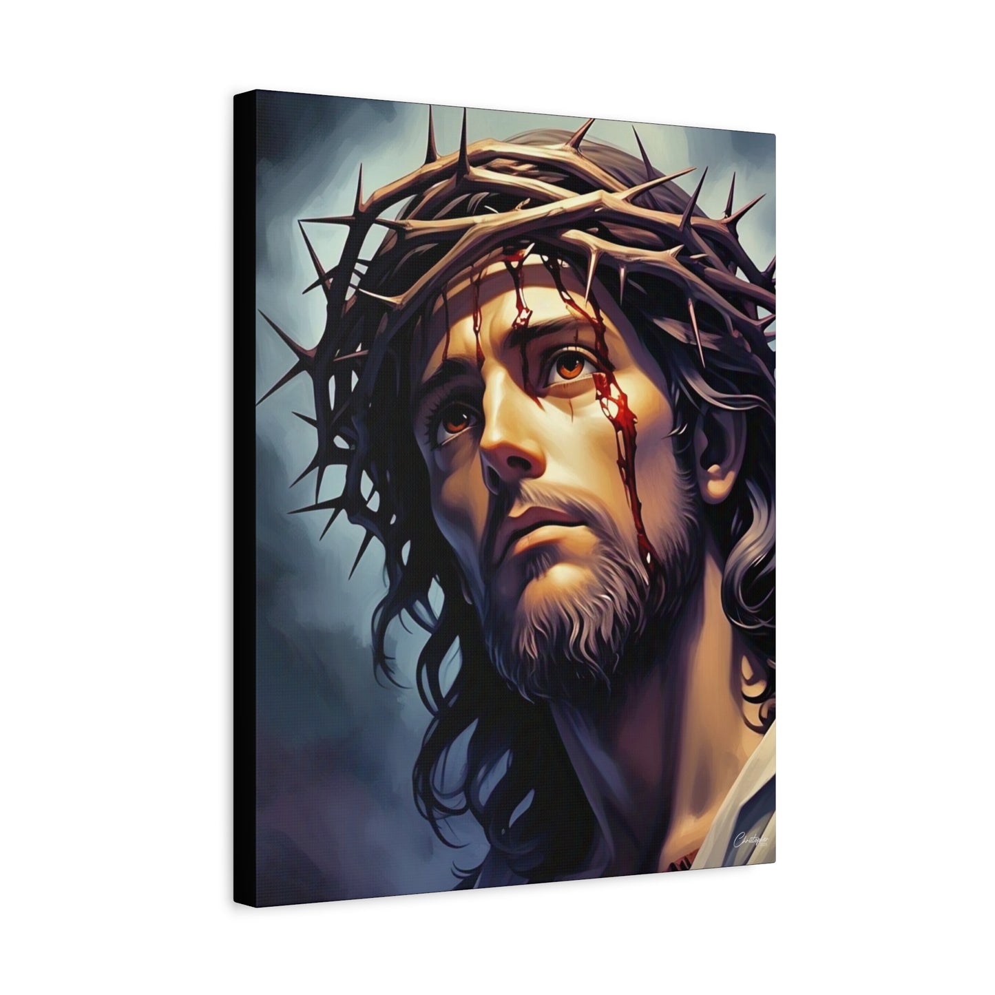 Religious Art Print Canvas, Inspirational Wall Decor, Christian Home Decor, Jesus Art, Gift for Faith-Based Celebrations