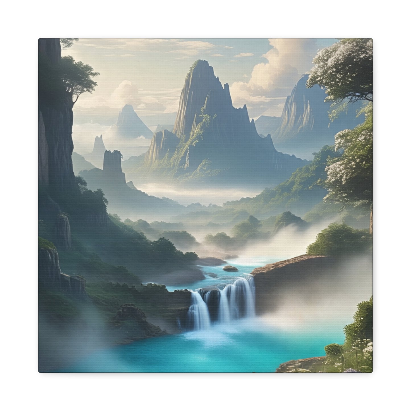 Scenic Landscape Canvas Print, Wall Art Decor, Home Decoration, Nature Wall Art, Gift for Nature Lovers, Tranquil Art for Living Room