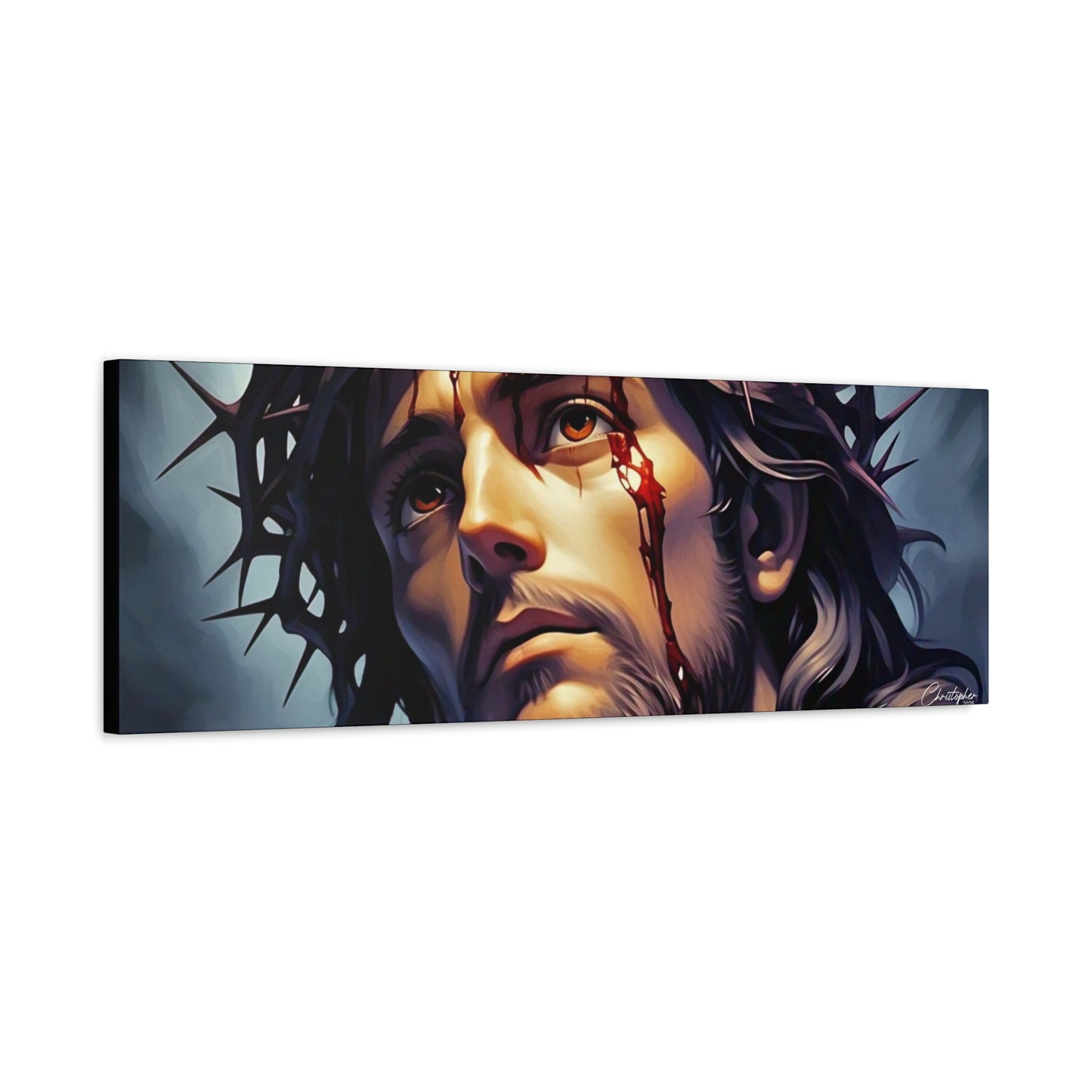 Religious Art Print Canvas, Inspirational Wall Decor, Christian Home Decor, Jesus Art, Gift for Faith-Based Celebrations