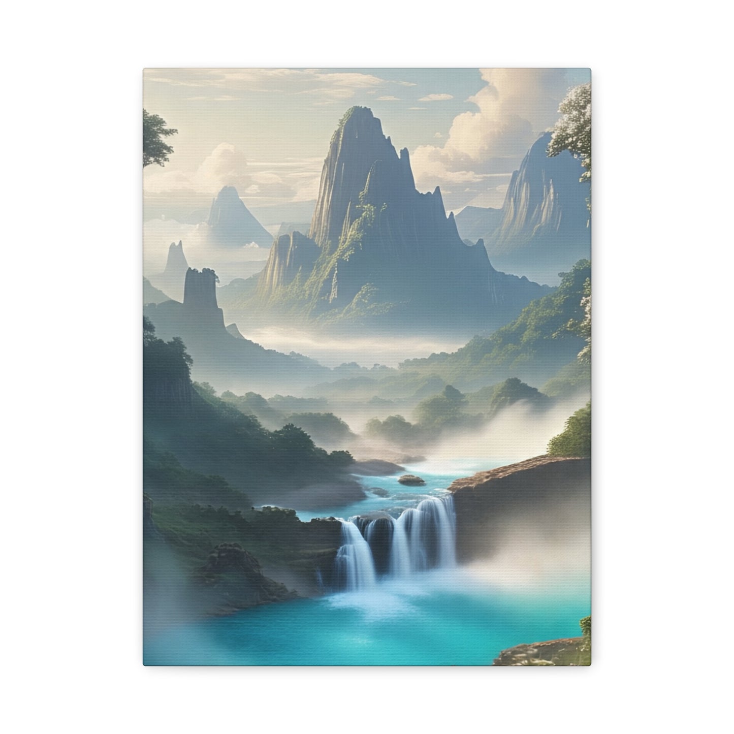 Scenic Landscape Canvas Print, Wall Art Decor, Home Decoration, Nature Wall Art, Gift for Nature Lovers, Tranquil Art for Living Room