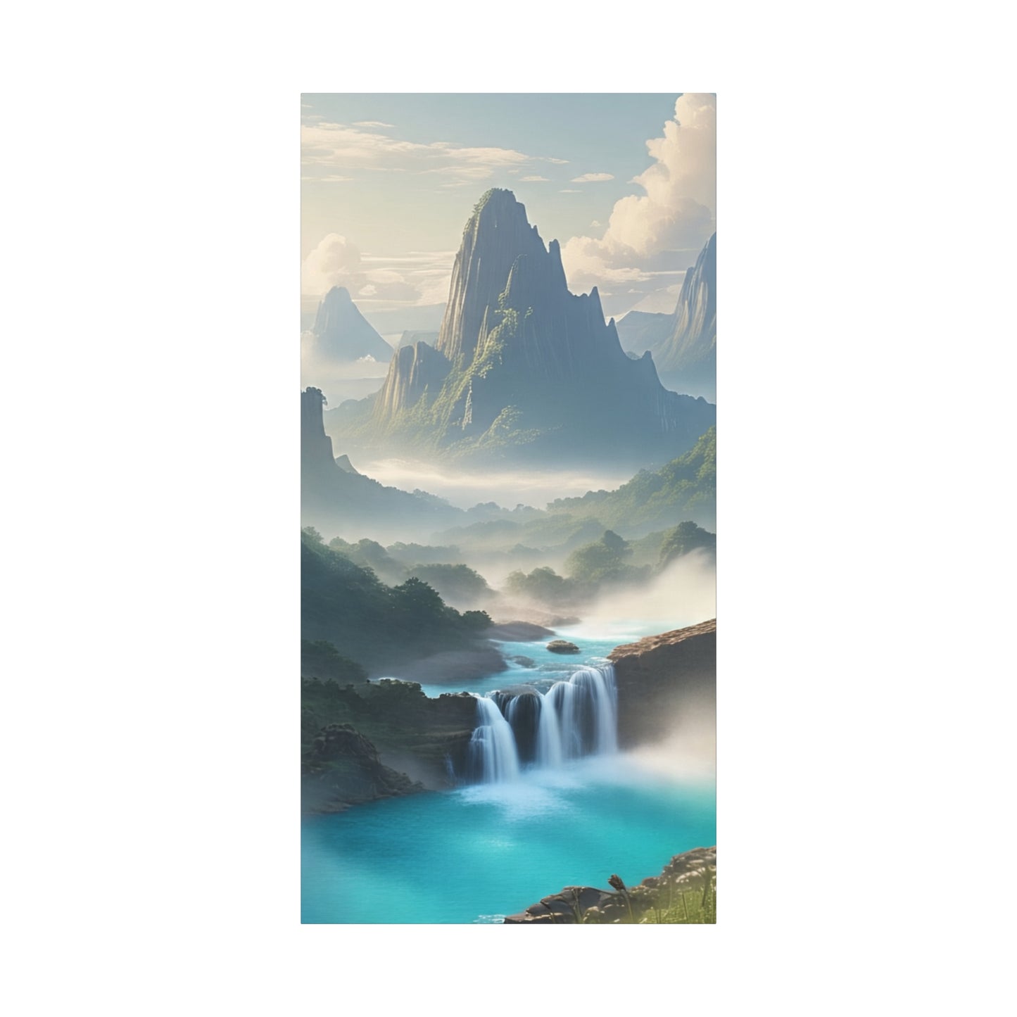 Scenic Landscape Canvas Print, Wall Art Decor, Home Decoration, Nature Wall Art, Gift for Nature Lovers, Tranquil Art for Living Room