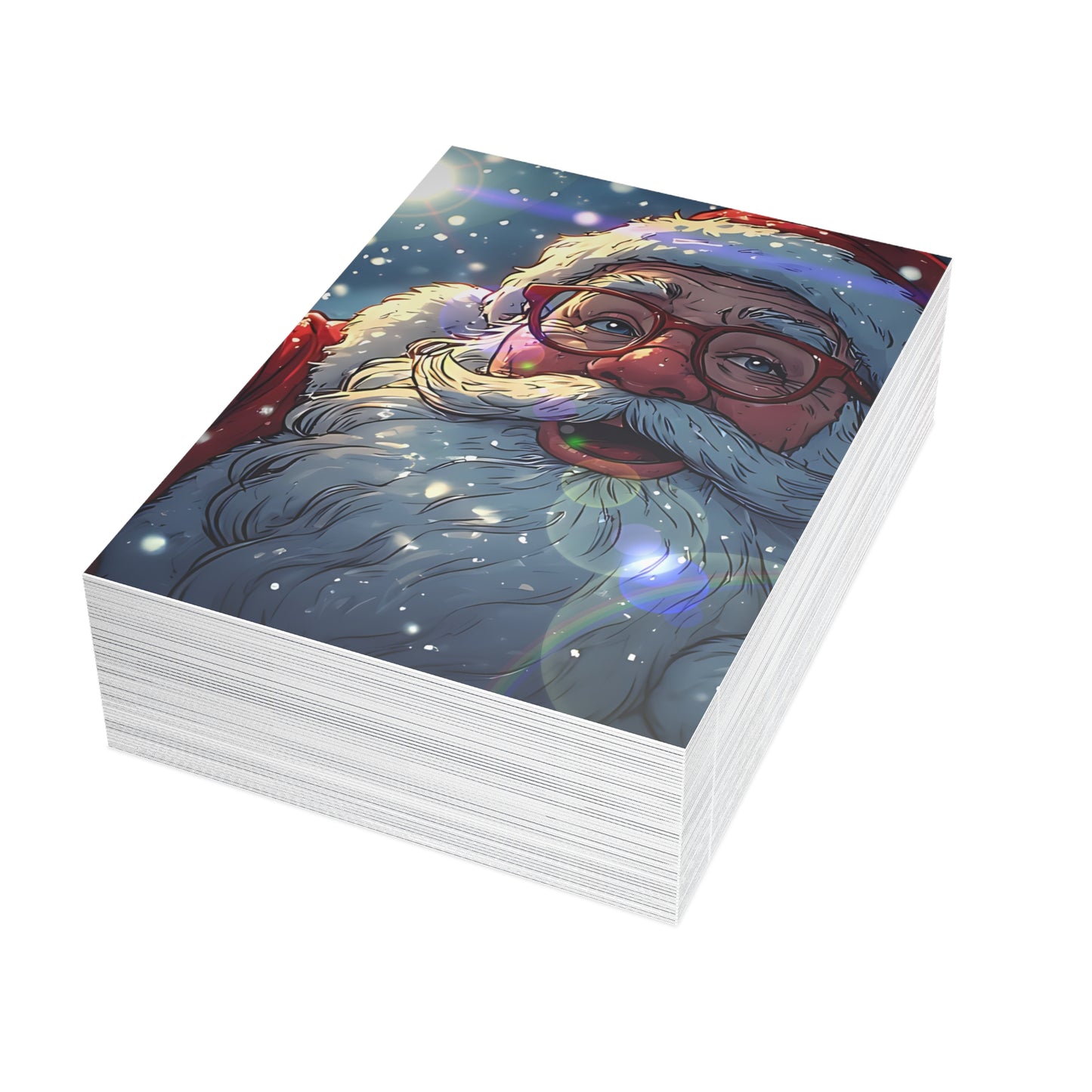 Happy Santa (Christmas Selfies) Postcard Bundles (envelopes included)