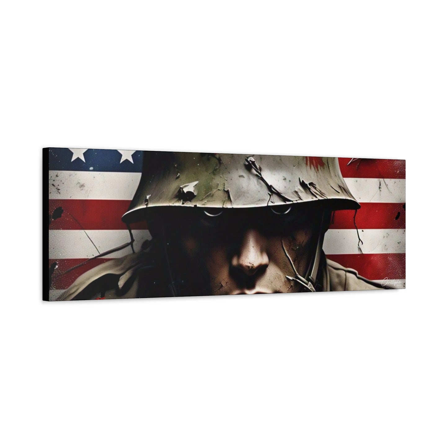 Military-Themed Canvas Art, Military Canvas Print, Wall Art for Veterans, Patriotic Home Decor, Gift for Army, Military Artwork, [...]