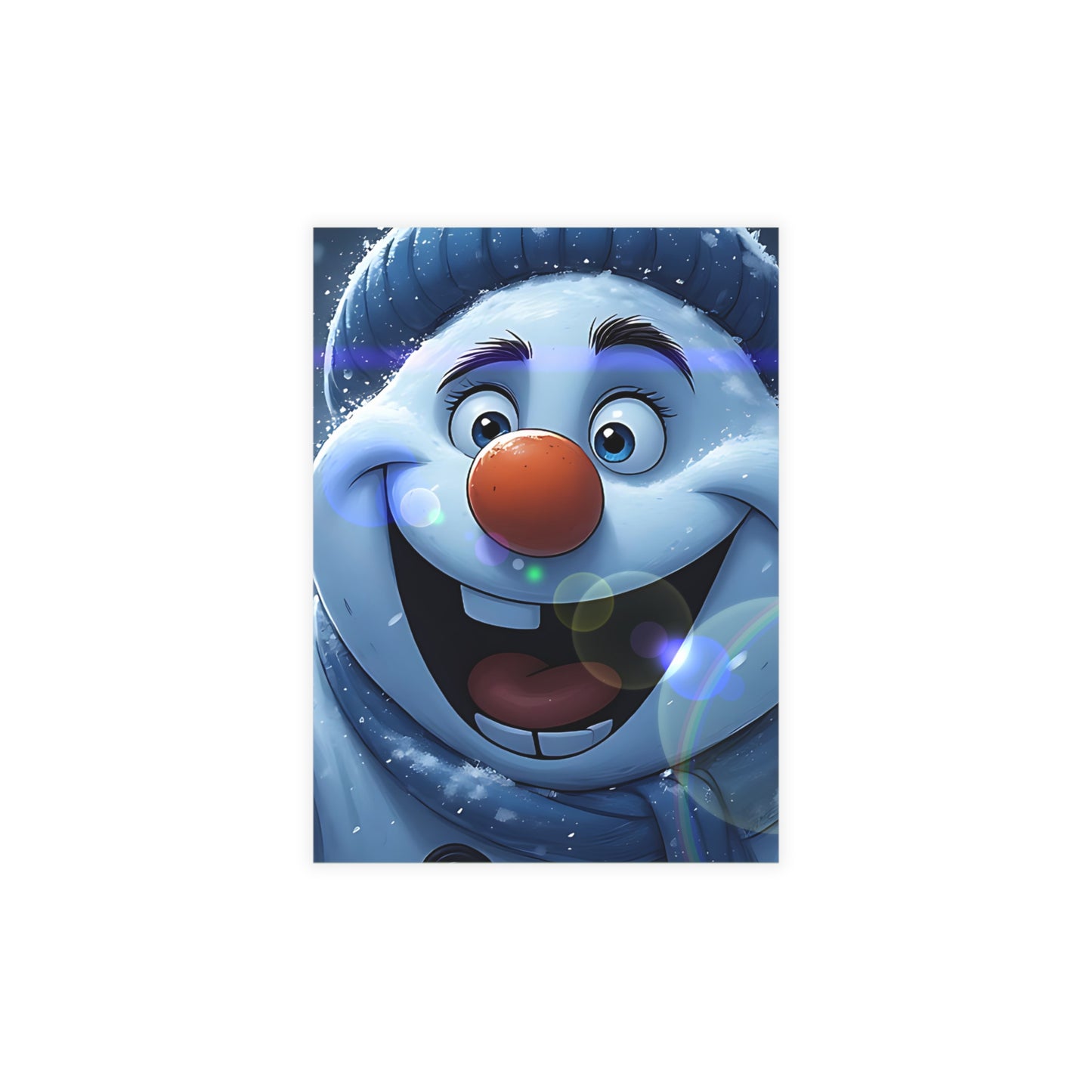 Happy Snowman (Christmas Selfies) Postcard Bundles (envelopes included)