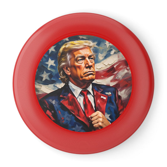 Patriotic Frisbee - Fun Outdoor Game, Trump Themed Flying Disc, Perfect for BBQs, Picnics, Family Gatherings, Beach Parties