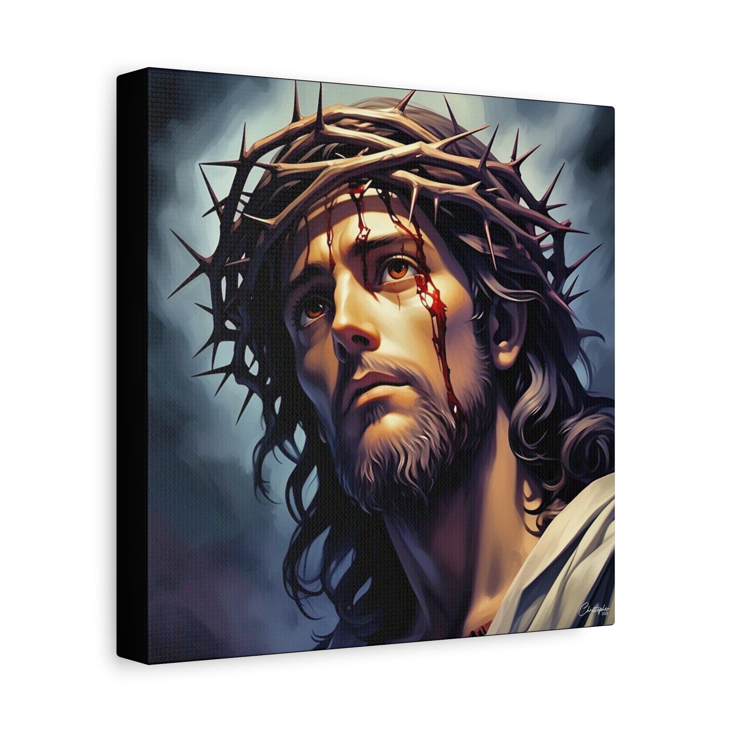 Religious Art Print Canvas, Inspirational Wall Decor, Christian Home Decor, Jesus Art, Gift for Faith-Based Celebrations