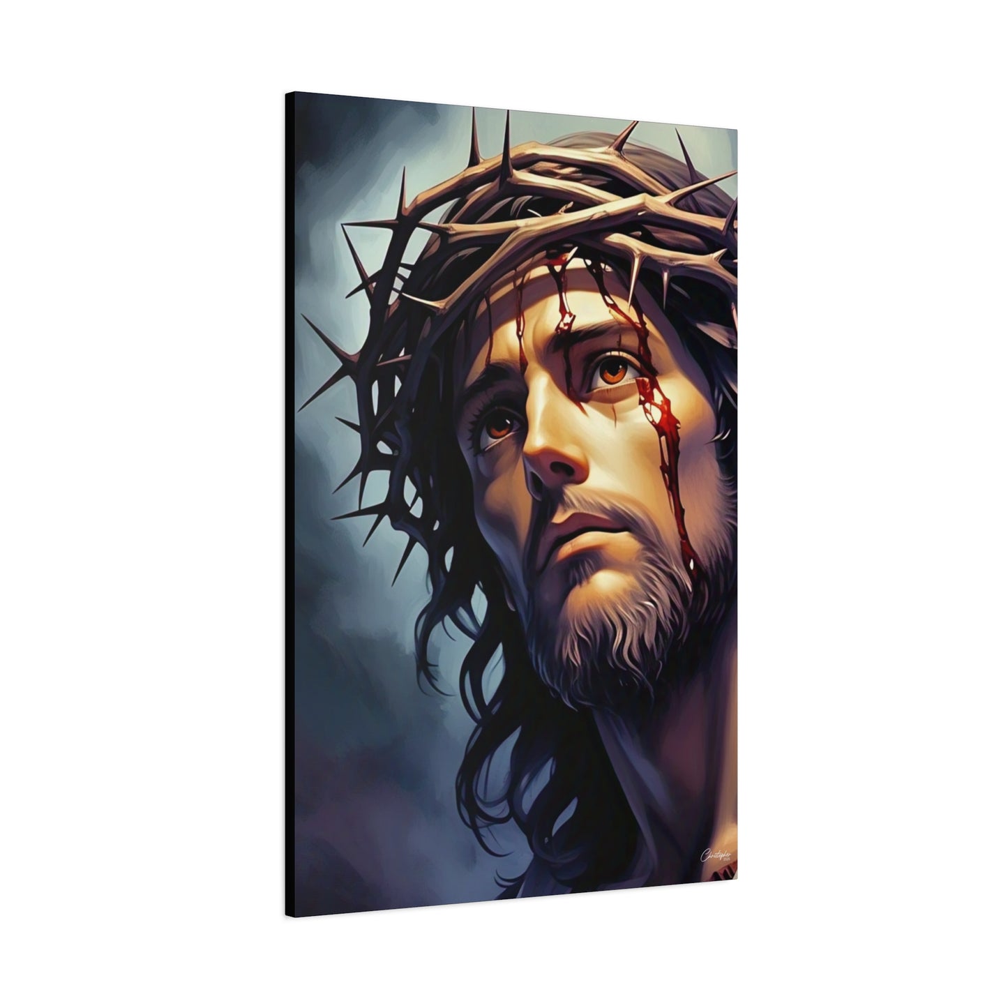 Religious Art Print Canvas, Inspirational Wall Decor, Christian Home Decor, Jesus Art, Gift for Faith-Based Celebrations
