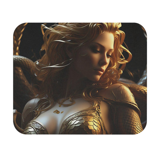 Golden Goddess Mouse Pad - Elegant Design for Gaming & Office