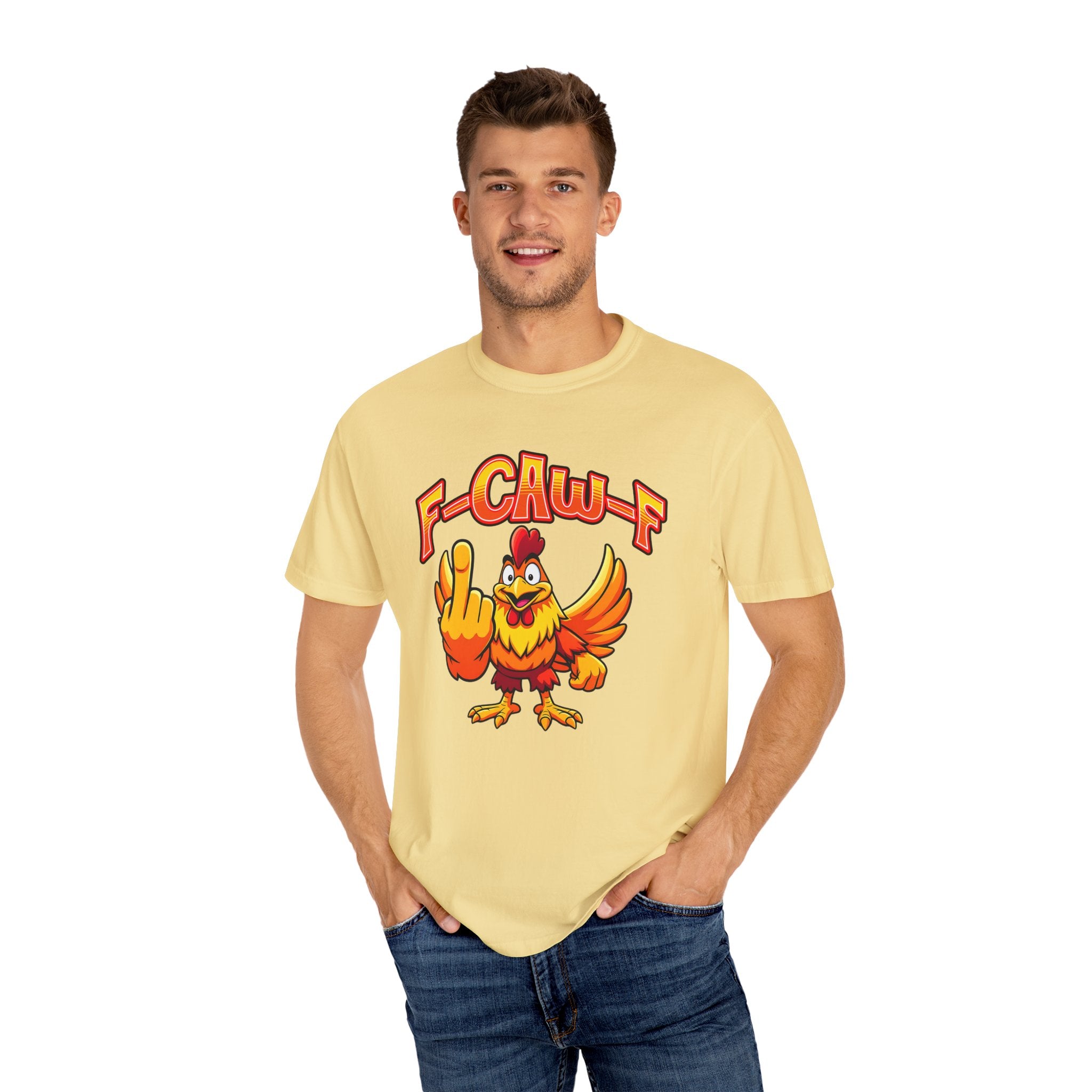 Funny Chicken T-Shirt, Unisex Tee, Gag Gift, Casual Wear, Birthday Present, Animal Lover Shirt, Quirky Humor Apparel
