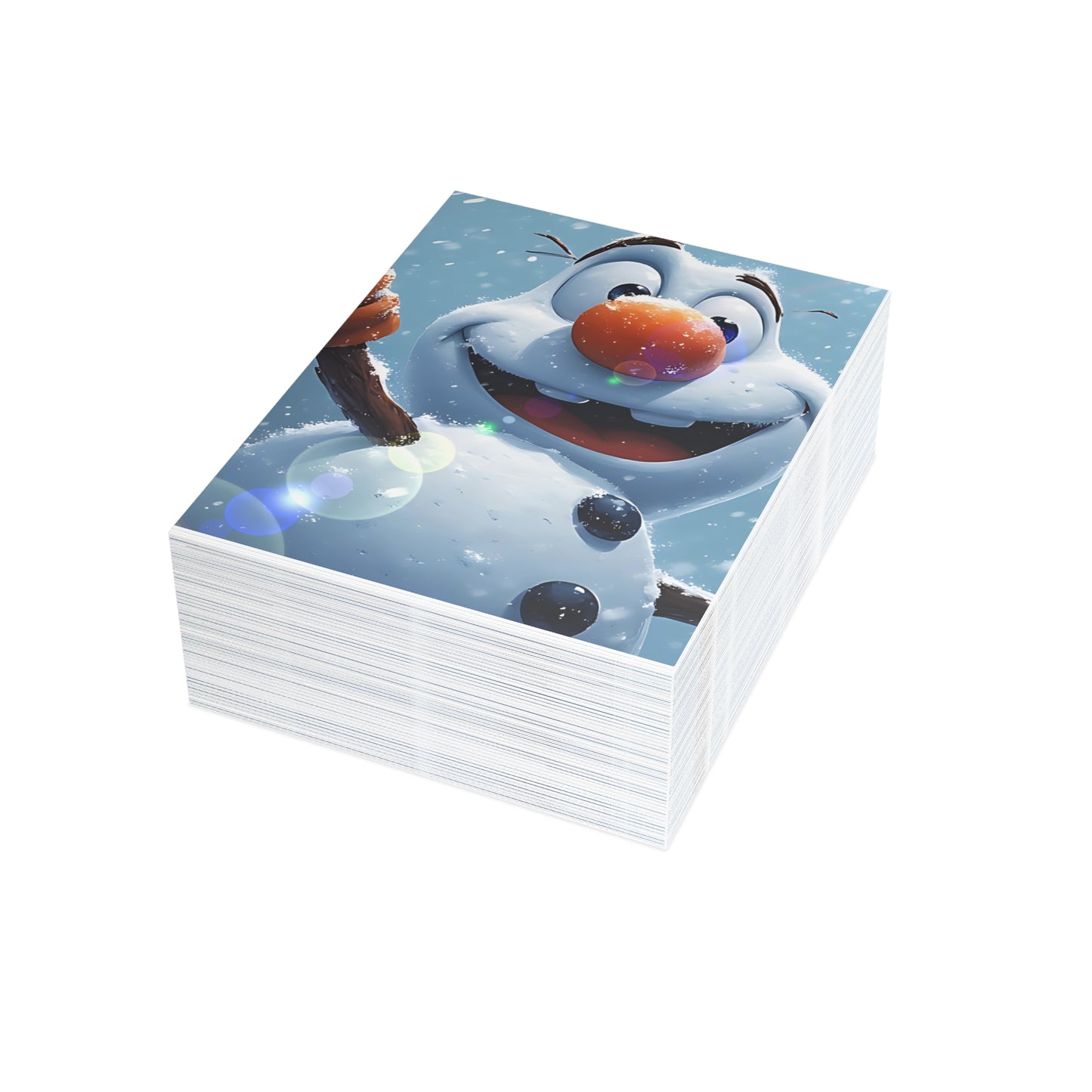 Dancing Snowman (Christmas Selfies) Postcard Bundles (envelopes included)