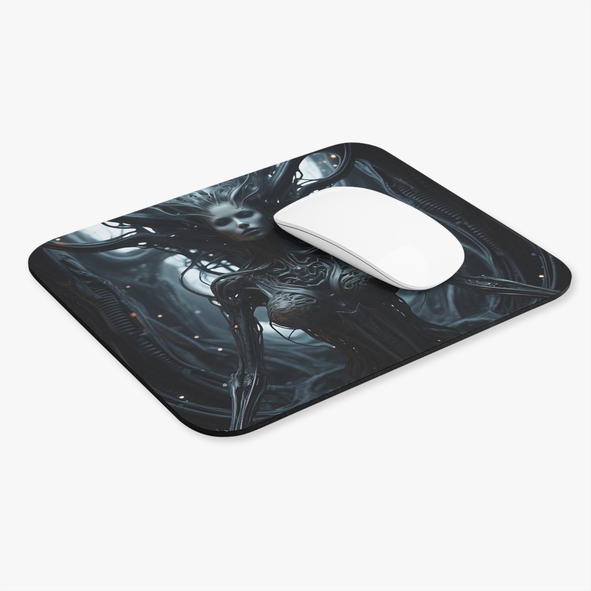 Futuristic Cyberpunk Mouse Pad - Unique Design for Gamers and Tech Enthusiasts