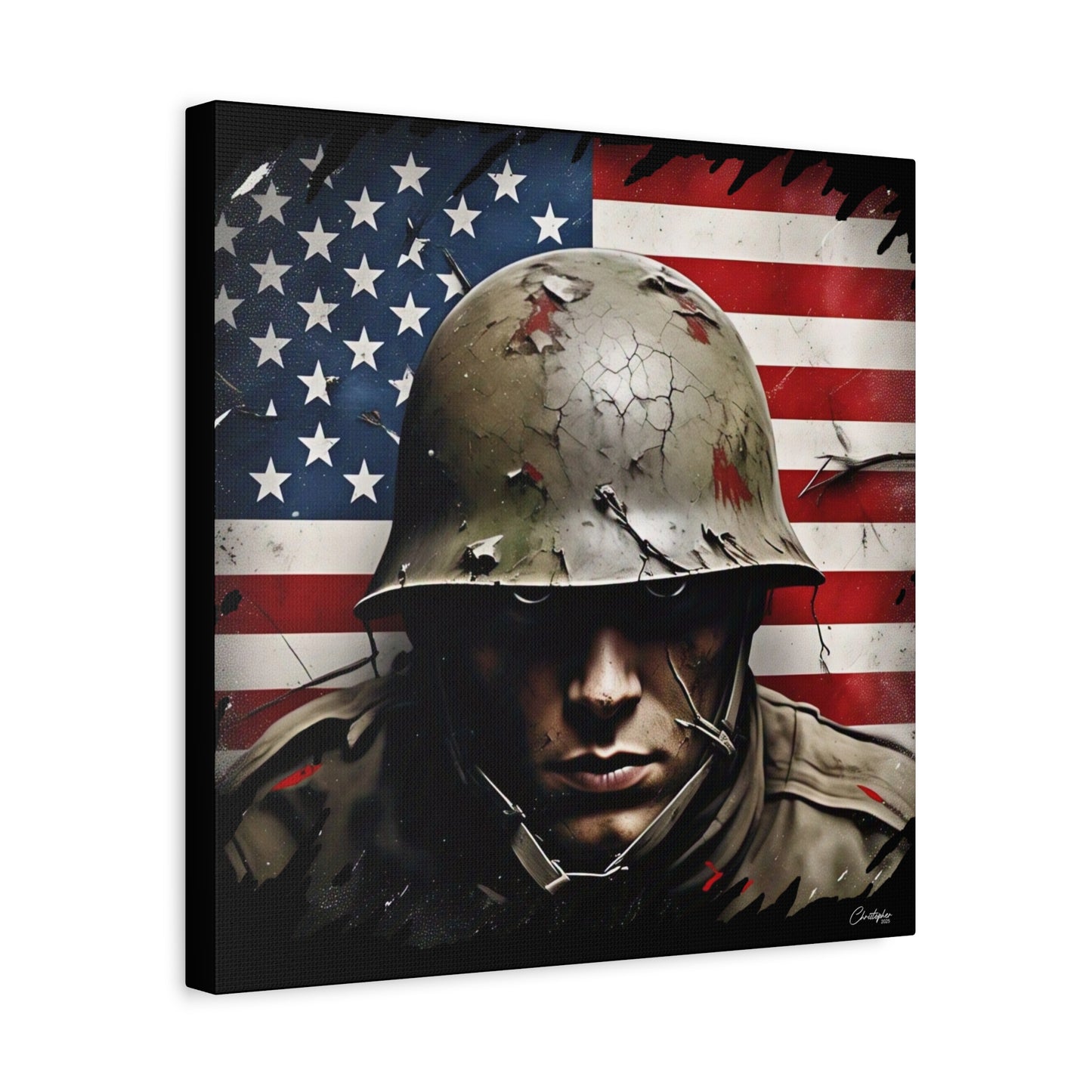 Military-Themed Canvas Art, Military Canvas Print, Wall Art for Veterans, Patriotic Home Decor, Gift for Army, Military Artwork, [...]