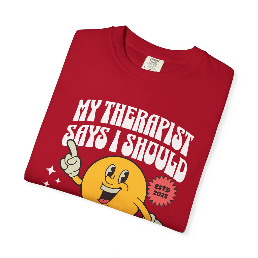 Play More COD T-Shirt, Unisex Garment-Dyed Tee, Gamer Gift, Fun Relaxed Style, Casual Brag Tee, Therapy Humor Shirt