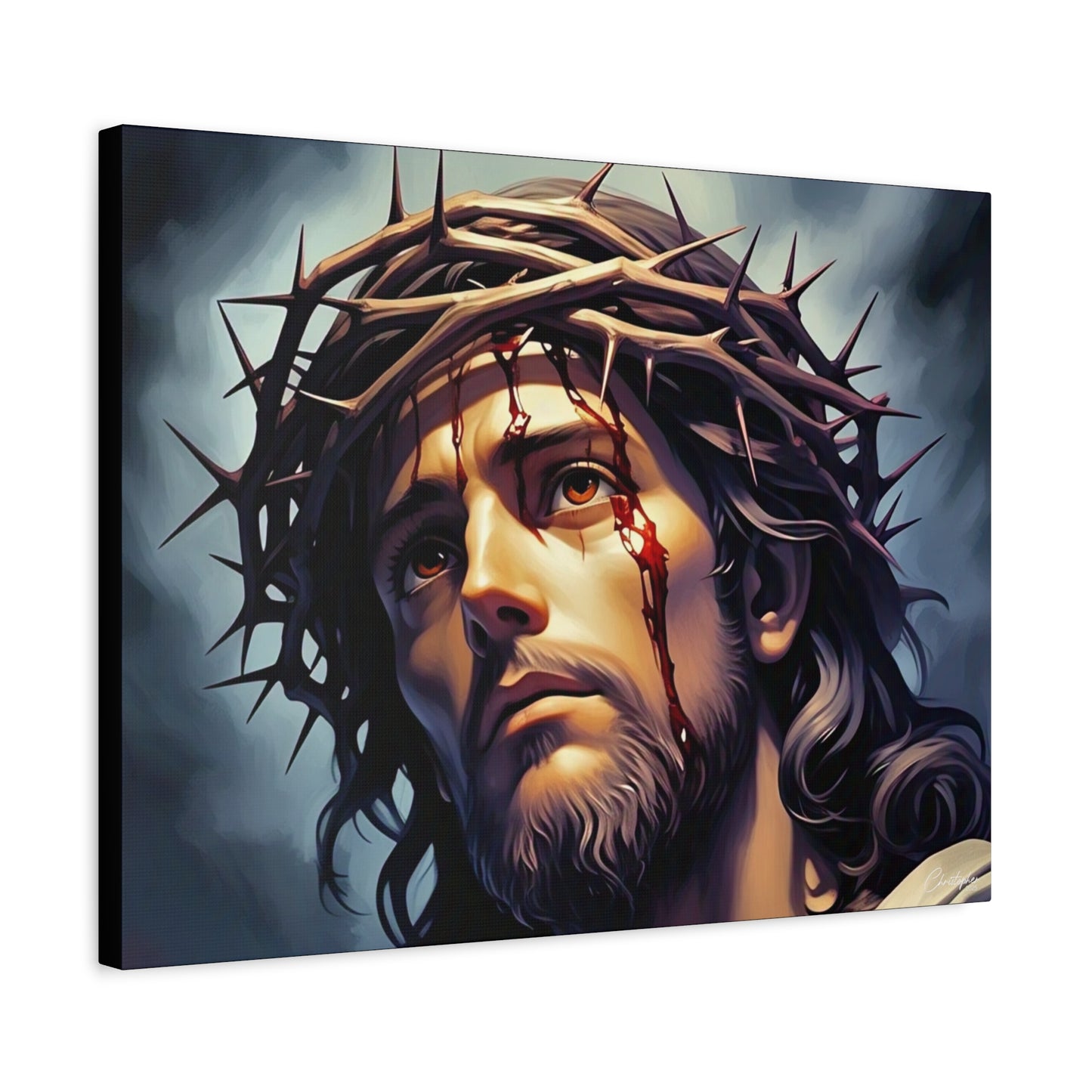 Religious Art Print Canvas, Inspirational Wall Decor, Christian Home Decor, Jesus Art, Gift for Faith-Based Celebrations