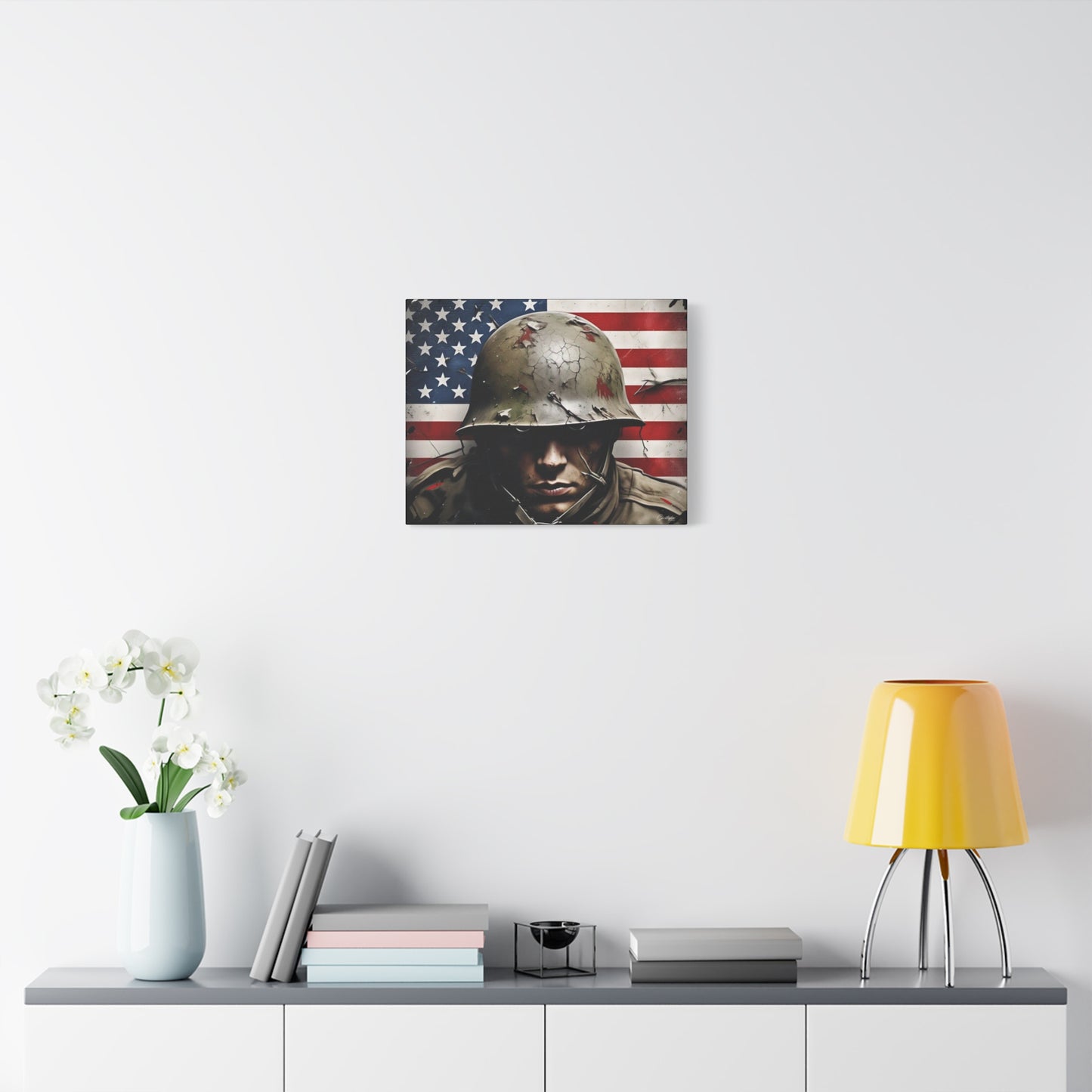 Military-Themed Canvas Art, Military Canvas Print, Wall Art for Veterans, Patriotic Home Decor, Gift for Army, Military Artwork, [...]
