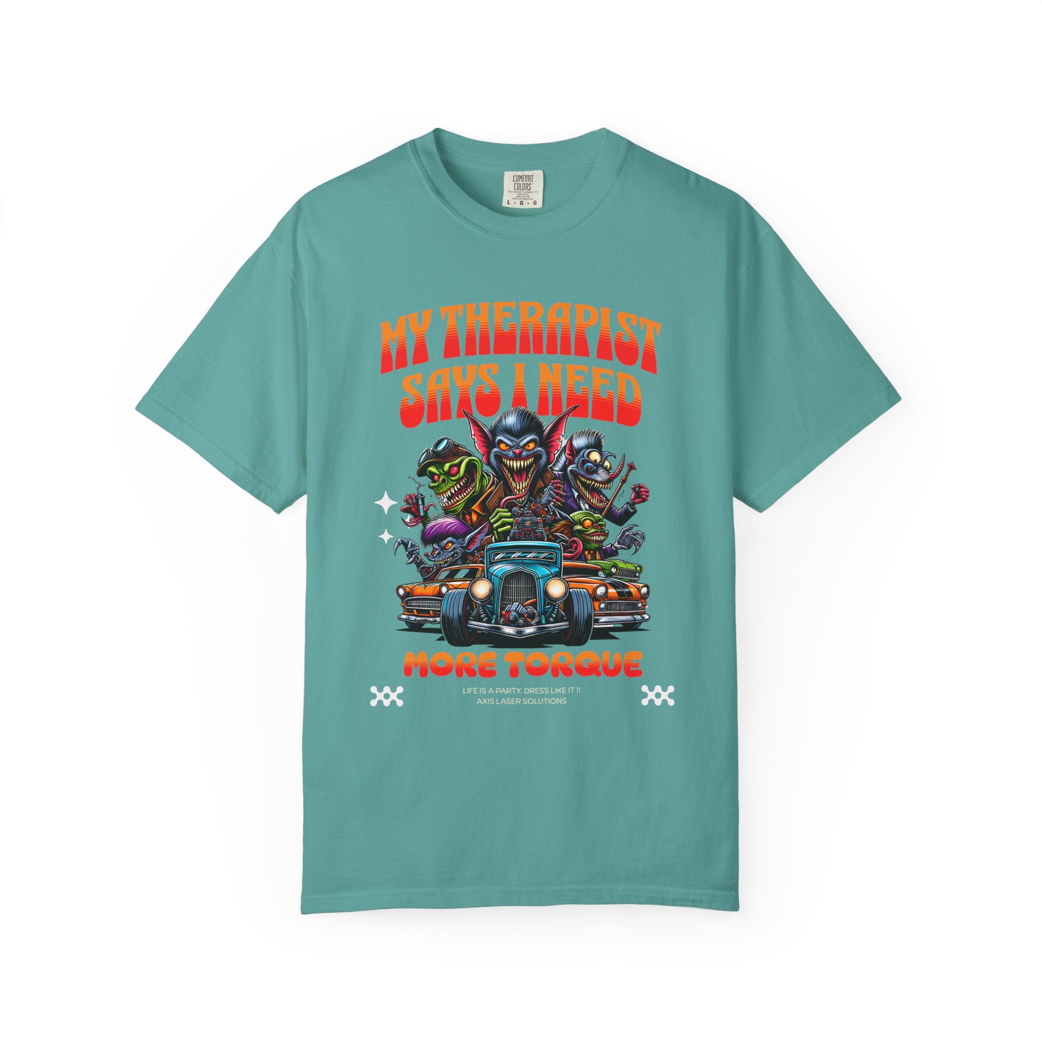 My Therapist Says I Need More Torque T-Shirt, Funny Graphic Tee, Unisex Casual Top, Gift for Car Enthusiasts, Humor Apparel