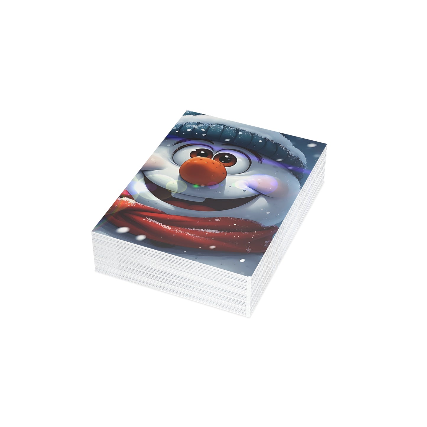 Goofy Snowman (Christmas Selfies) Postcard Bundles (envelopes included)