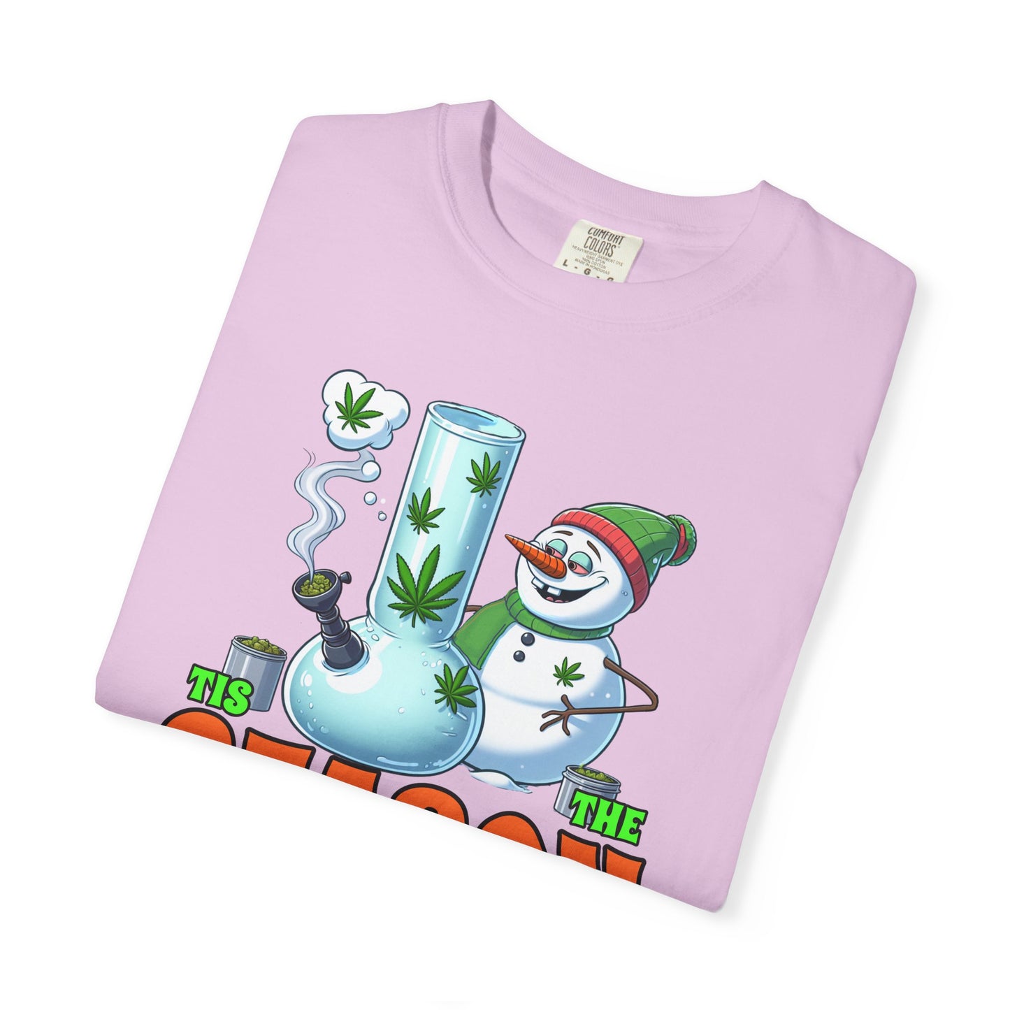 Holiday Cannabis Fun T-Shirt | Merry Season Tee, Unisex Gift, Party Apparel, 420 Friendly, Winter Social Wear