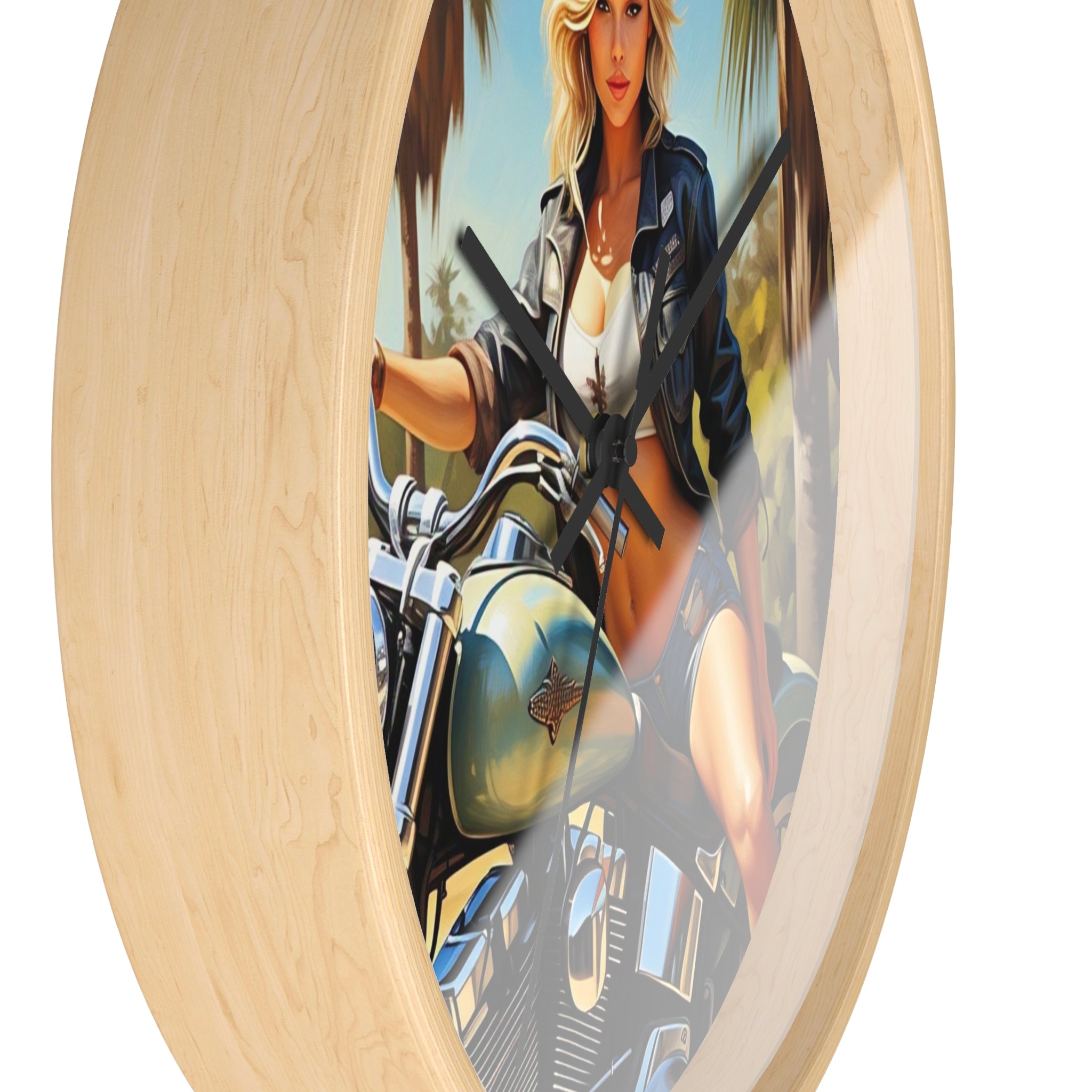 Vintage Motorcycle Wall Clock - Retro Biker Decor, Unique Gift for Motorcycle Lovers, Mech Room Decor, Stylish Home Accessory, Perfect [...]