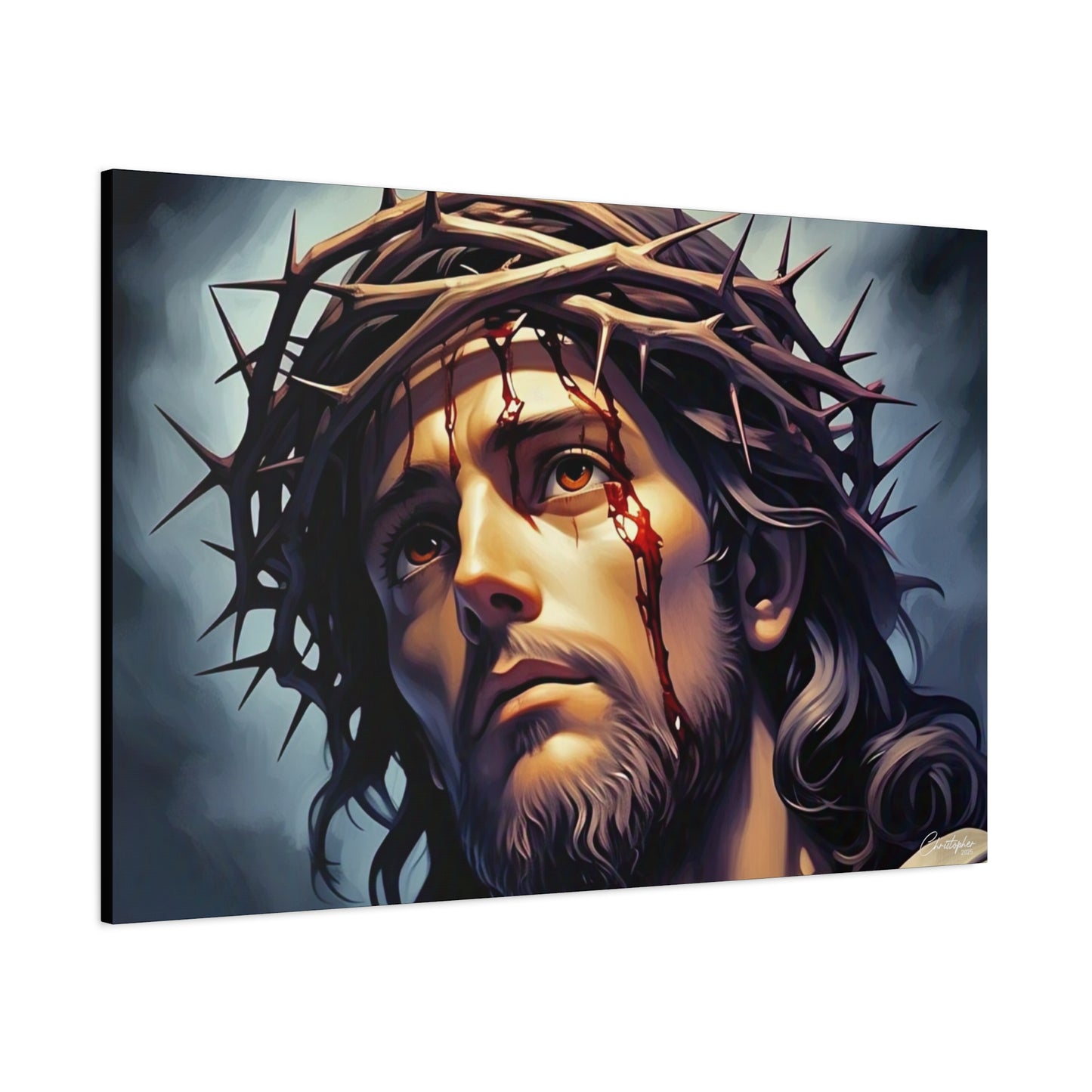 Religious Art Print Canvas, Inspirational Wall Decor, Christian Home Decor, Jesus Art, Gift for Faith-Based Celebrations