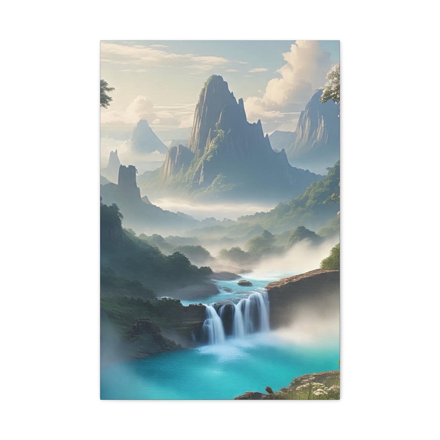 Scenic Landscape Canvas Print, Wall Art Decor, Home Decoration, Nature Wall Art, Gift for Nature Lovers, Tranquil Art for Living Room