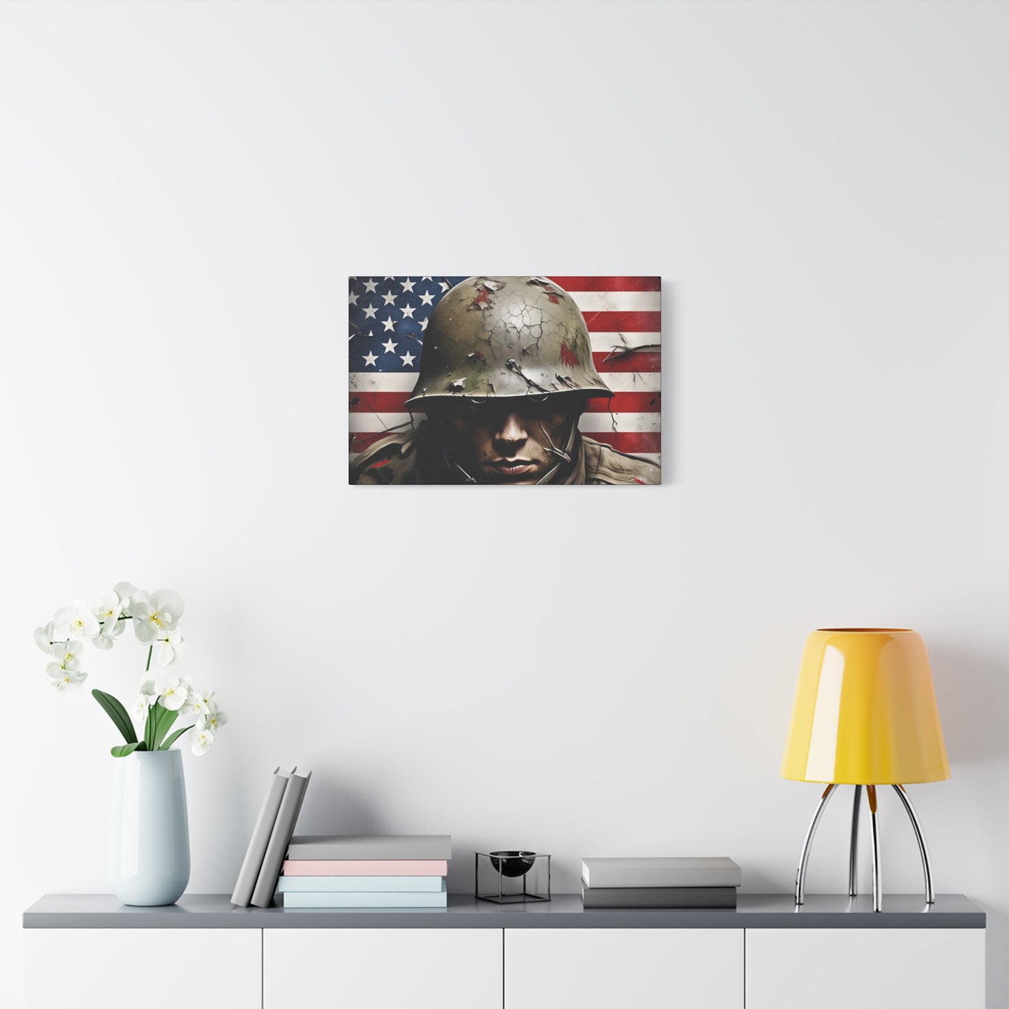 Military-Themed Canvas Art, Military Canvas Print, Wall Art for Veterans, Patriotic Home Decor, Gift for Army, Military Artwork, [...]
