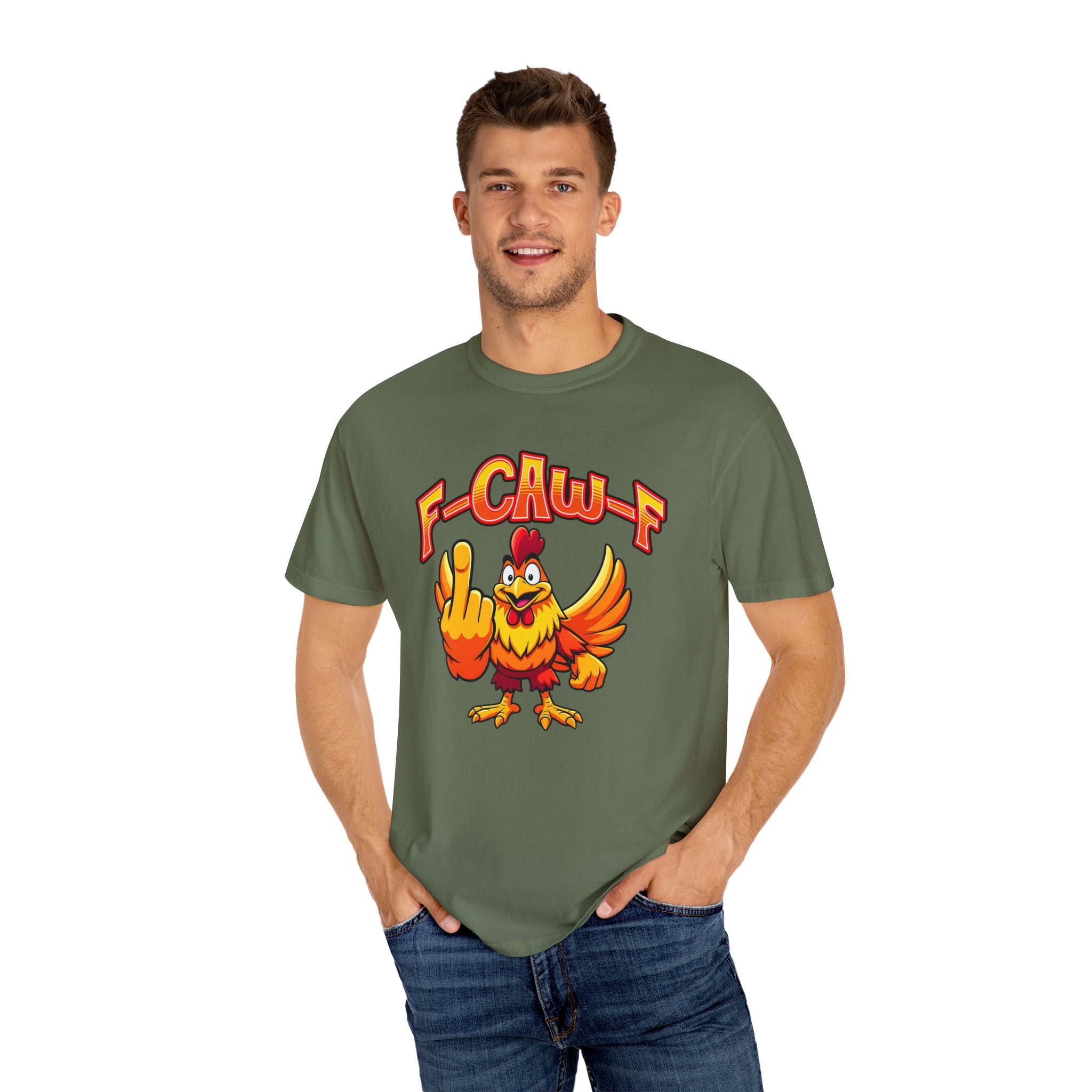 Funny Chicken T-Shirt, Unisex Tee, Gag Gift, Casual Wear, Birthday Present, Animal Lover Shirt, Quirky Humor Apparel