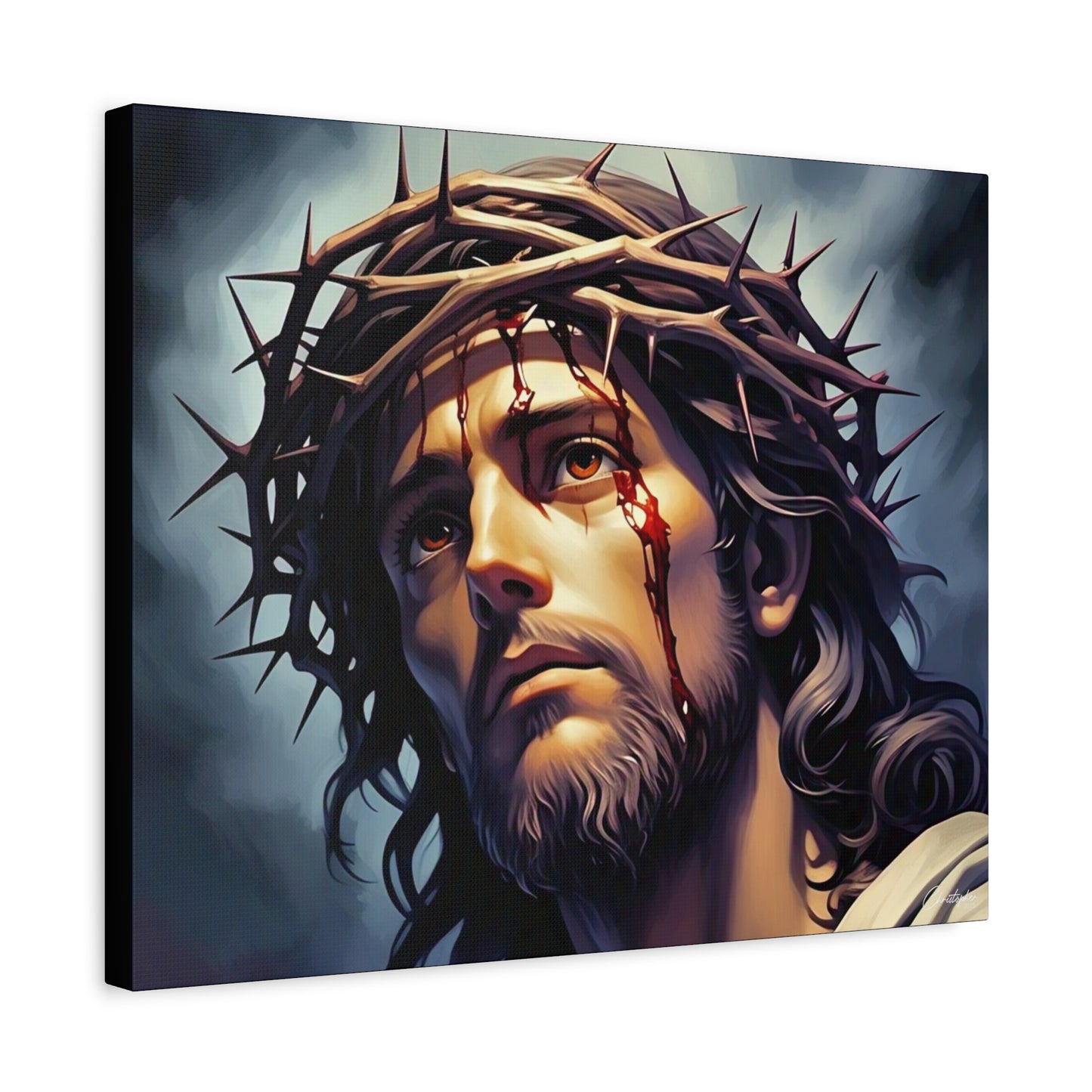 Religious Art Print Canvas, Inspirational Wall Decor, Christian Home Decor, Jesus Art, Gift for Faith-Based Celebrations