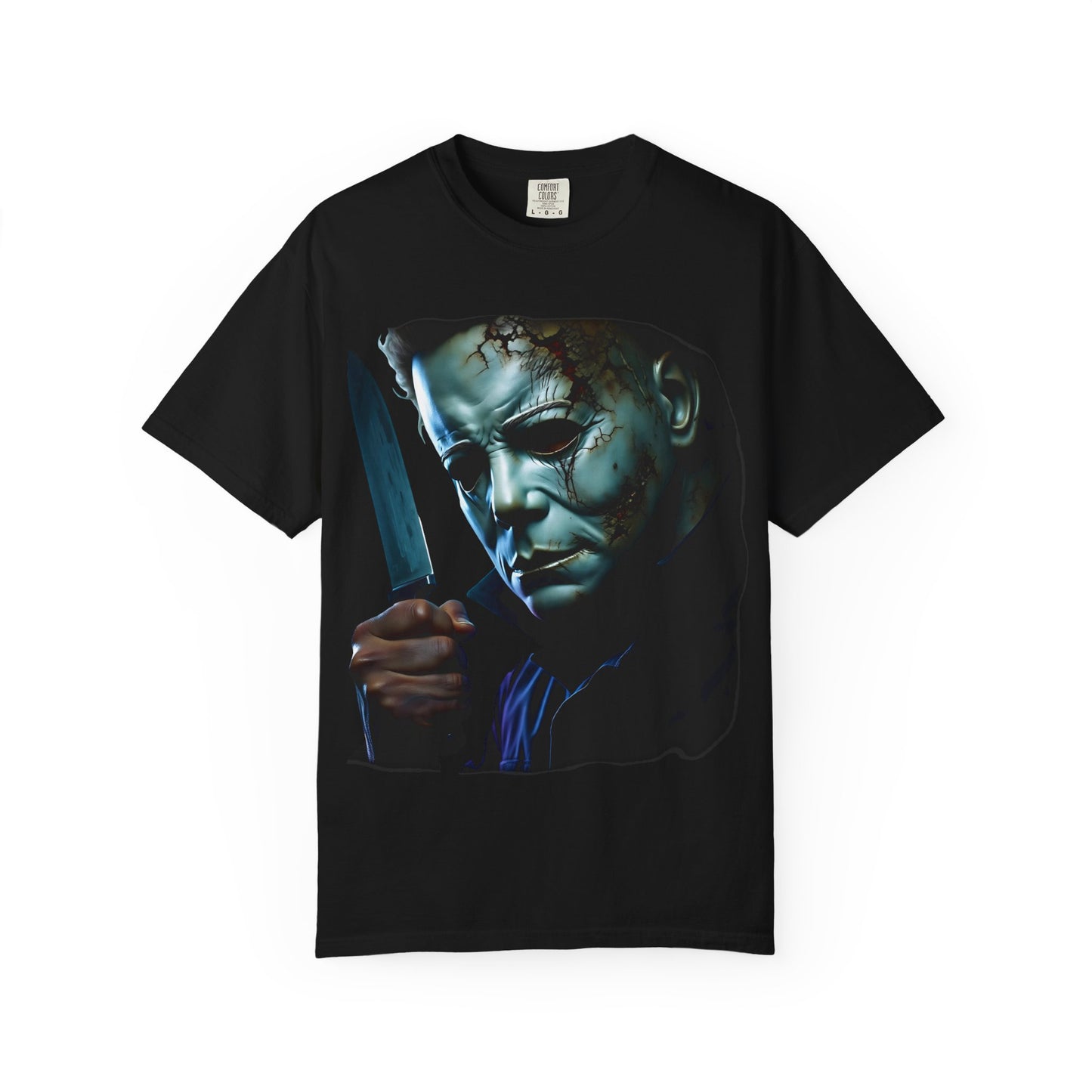 Horror Graphic Tee, Michael Myers Shirt, Unisex Halloween T-shirt, Gamer Apparel, Horror Movie Merchandise, Spooky Gift