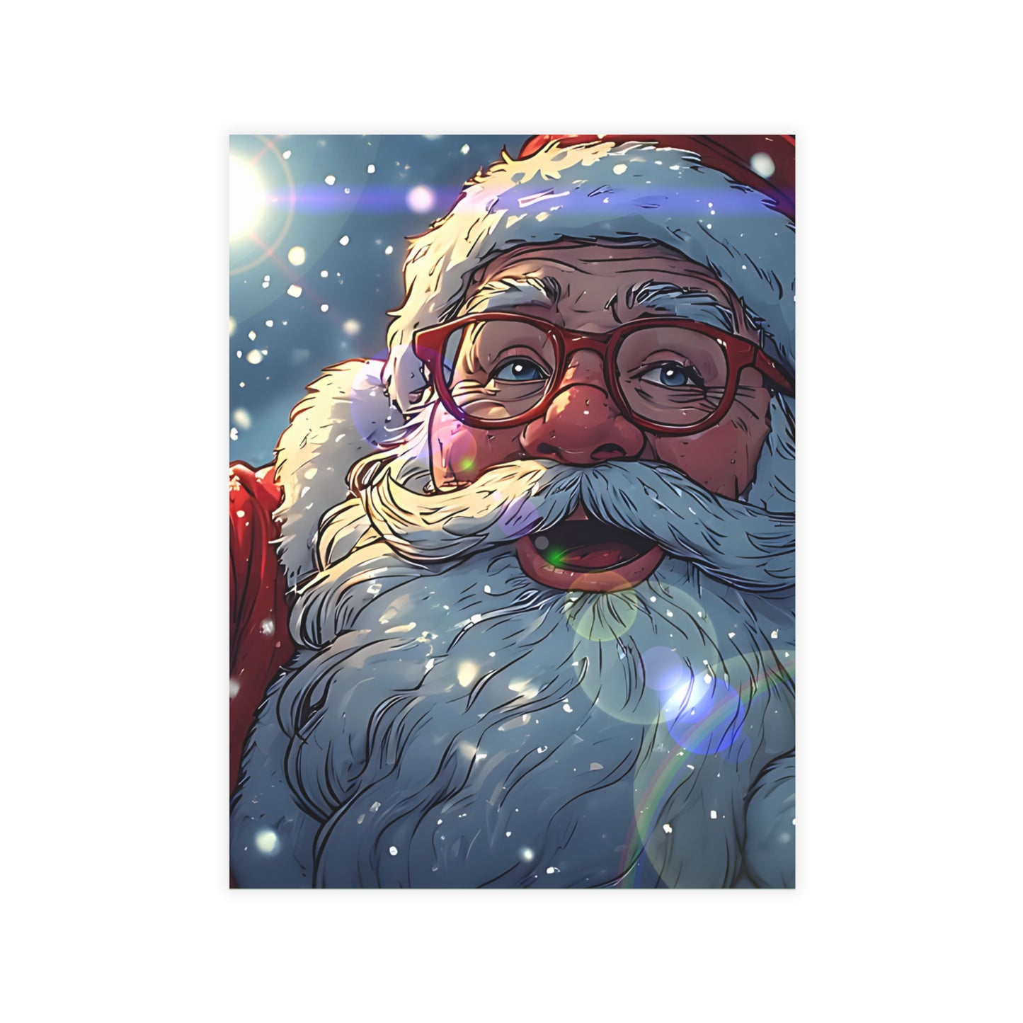 Happy Santa (Christmas Selfies) Postcard Bundles (envelopes included)