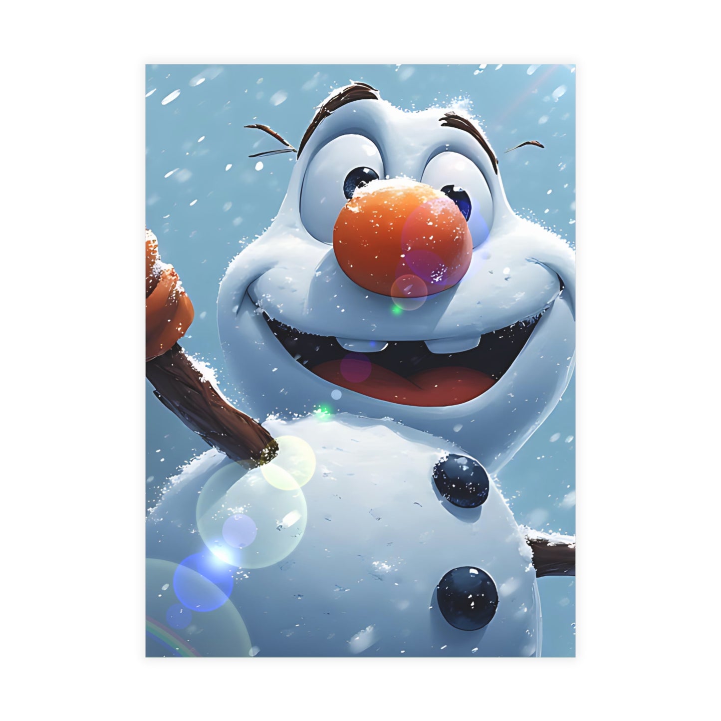 Dancing Snowman (Christmas Selfies) Postcard Bundles (envelopes included)