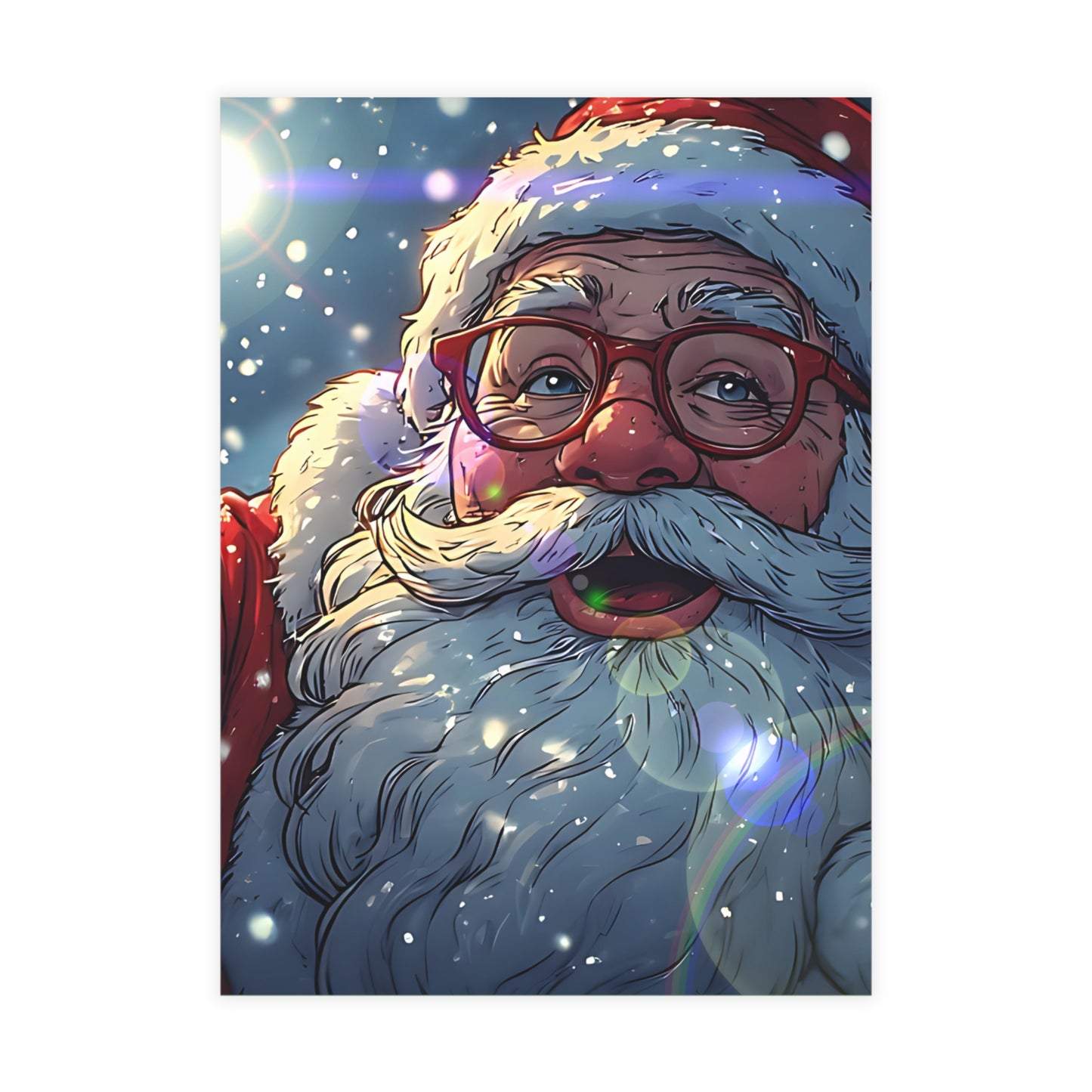 Happy Santa (Christmas Selfies) Postcard Bundles (envelopes included)