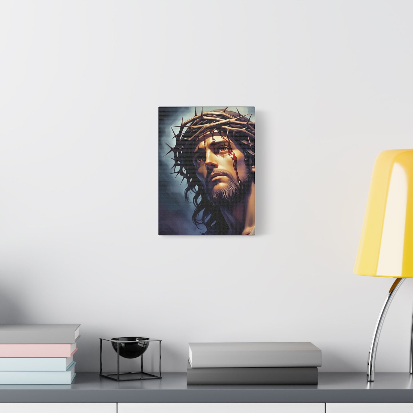 Religious Art Print Canvas, Inspirational Wall Decor, Christian Home Decor, Jesus Art, Gift for Faith-Based Celebrations