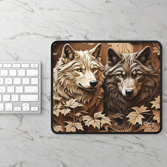 Artistic Wolf Gaming Mouse Pad - Nature Vibe Pad for Gamers & Wildlife Lovers, Unique Gift, Office Decor, Game Room Essentials, [...]