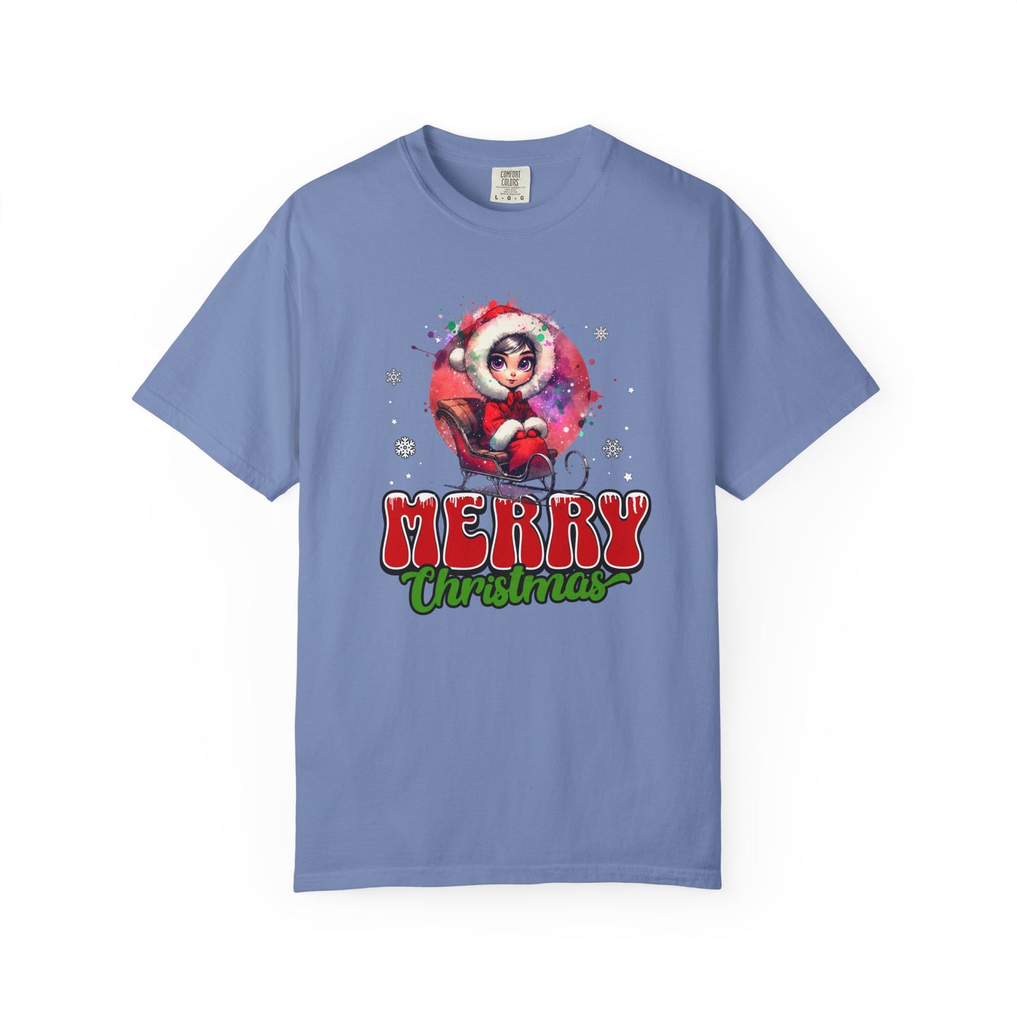 Merry Christmas Unisex Garment-Dyed T-Shirt