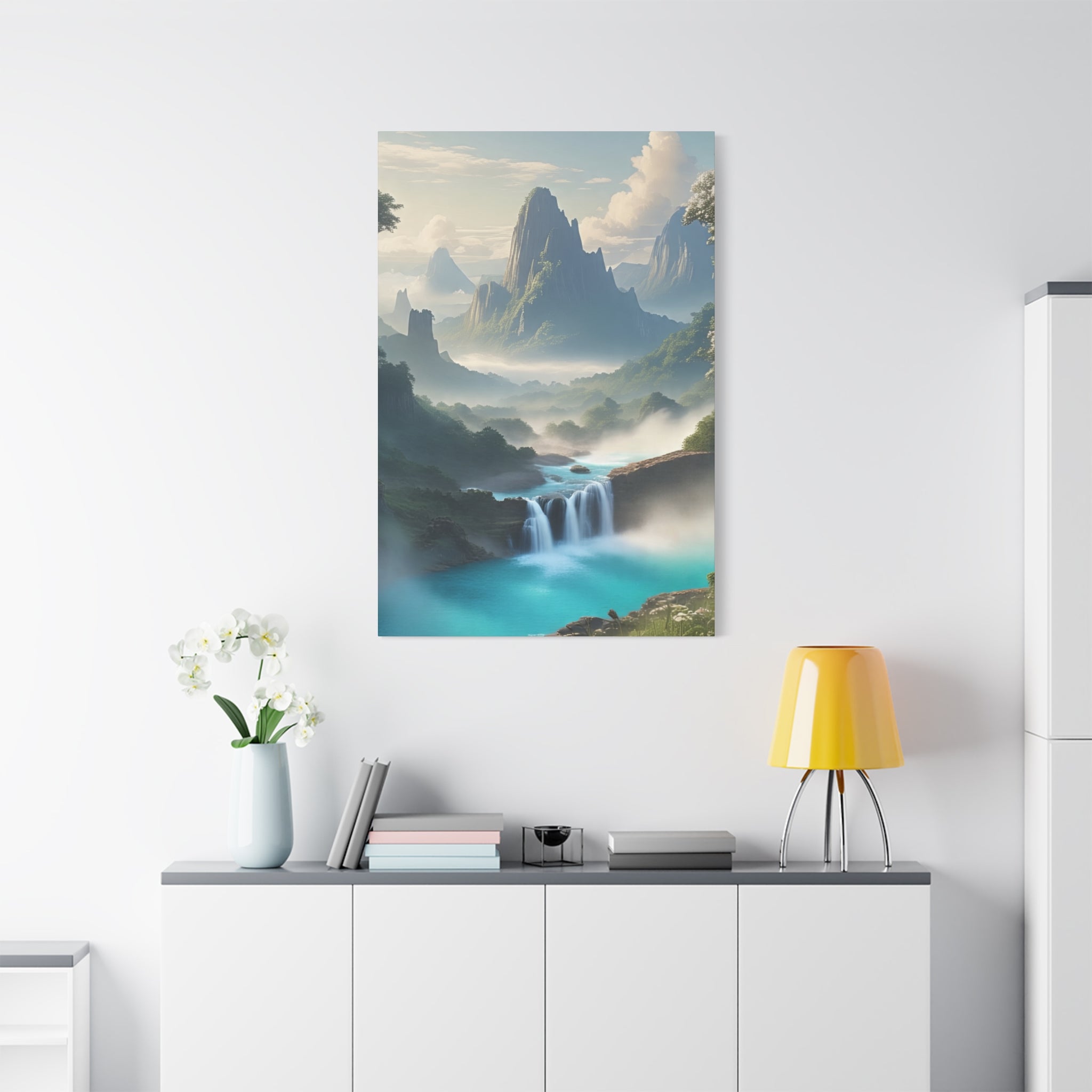 Scenic Landscape Canvas Print, Wall Art Decor, Home Decoration, Nature Wall Art, Gift for Nature Lovers, Tranquil Art for Living Room