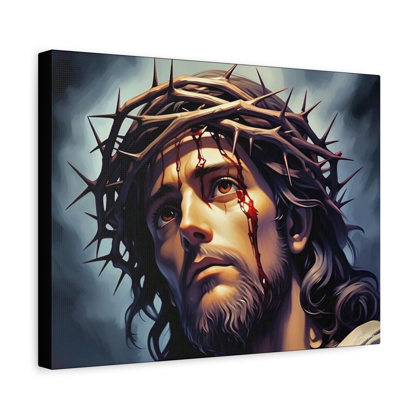 Religious Art Print Canvas, Inspirational Wall Decor, Christian Home Decor, Jesus Art, Gift for Faith-Based Celebrations