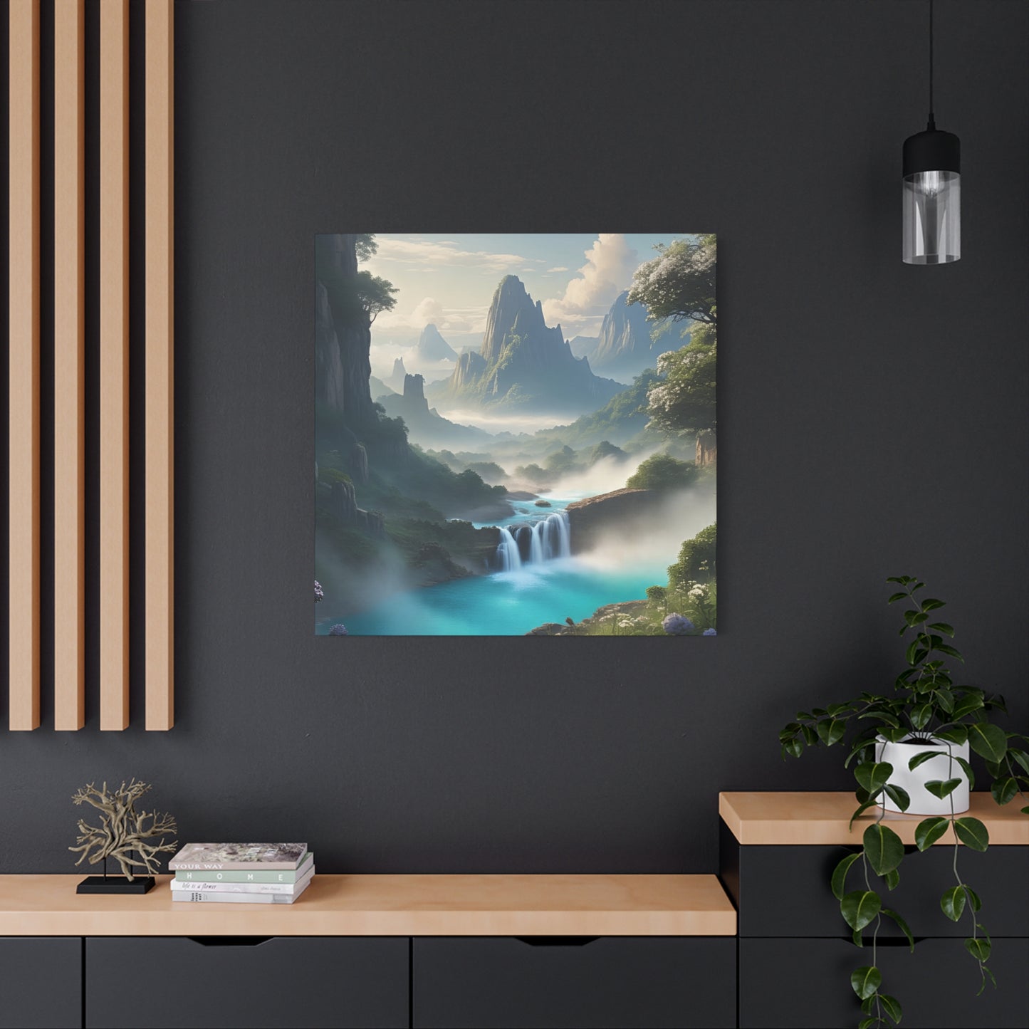 Scenic Landscape Canvas Print, Wall Art Decor, Home Decoration, Nature Wall Art, Gift for Nature Lovers, Tranquil Art for Living Room