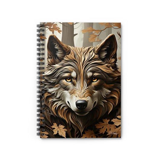 Wolf Spirit Spiral Notebook - Eco-Friendly School Supplies, [...]